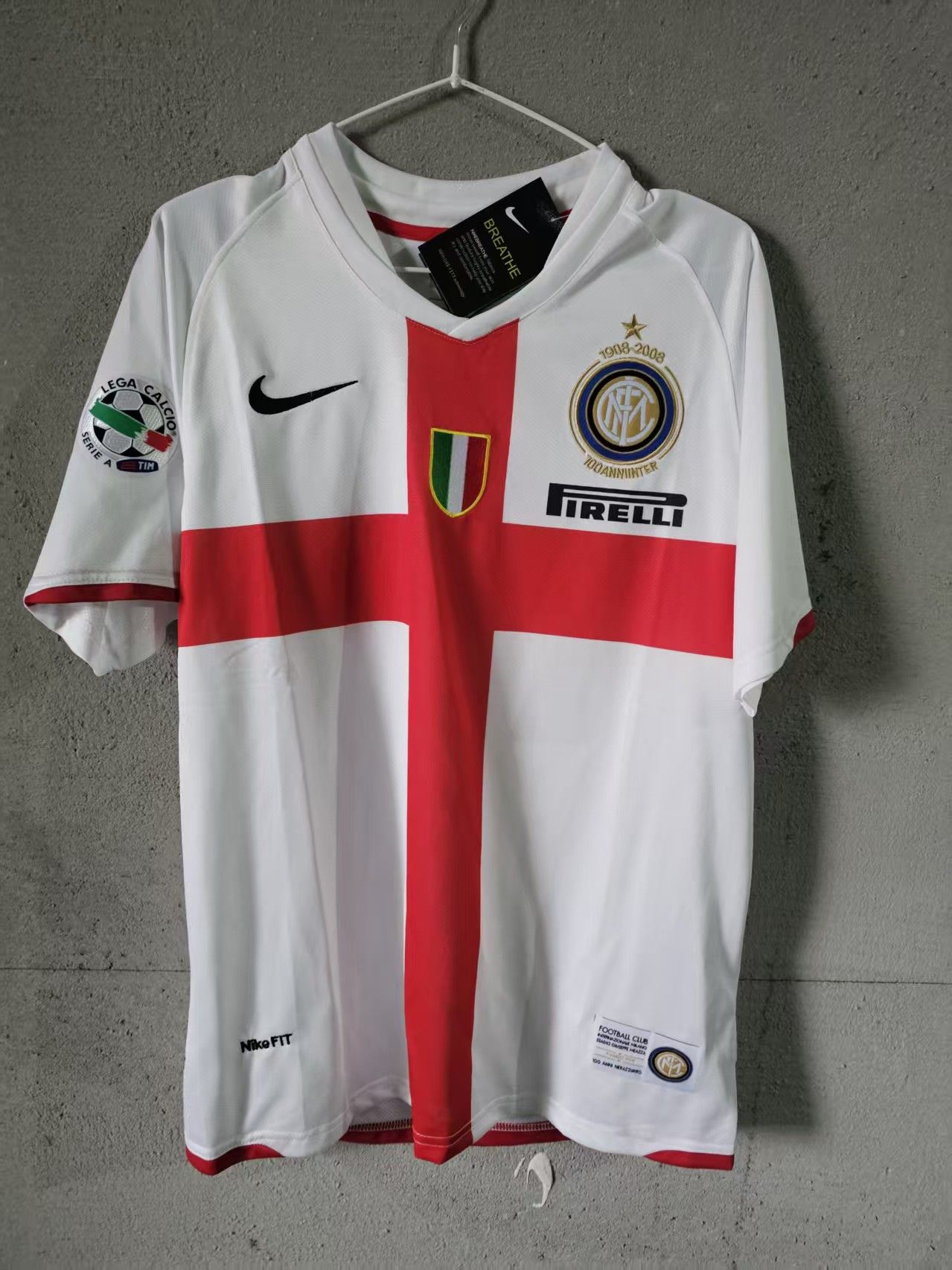 MLB Inter Milan 2007 2008 Football Jersey Size US XL / EU 56 / 4 - 1 Thumbnail