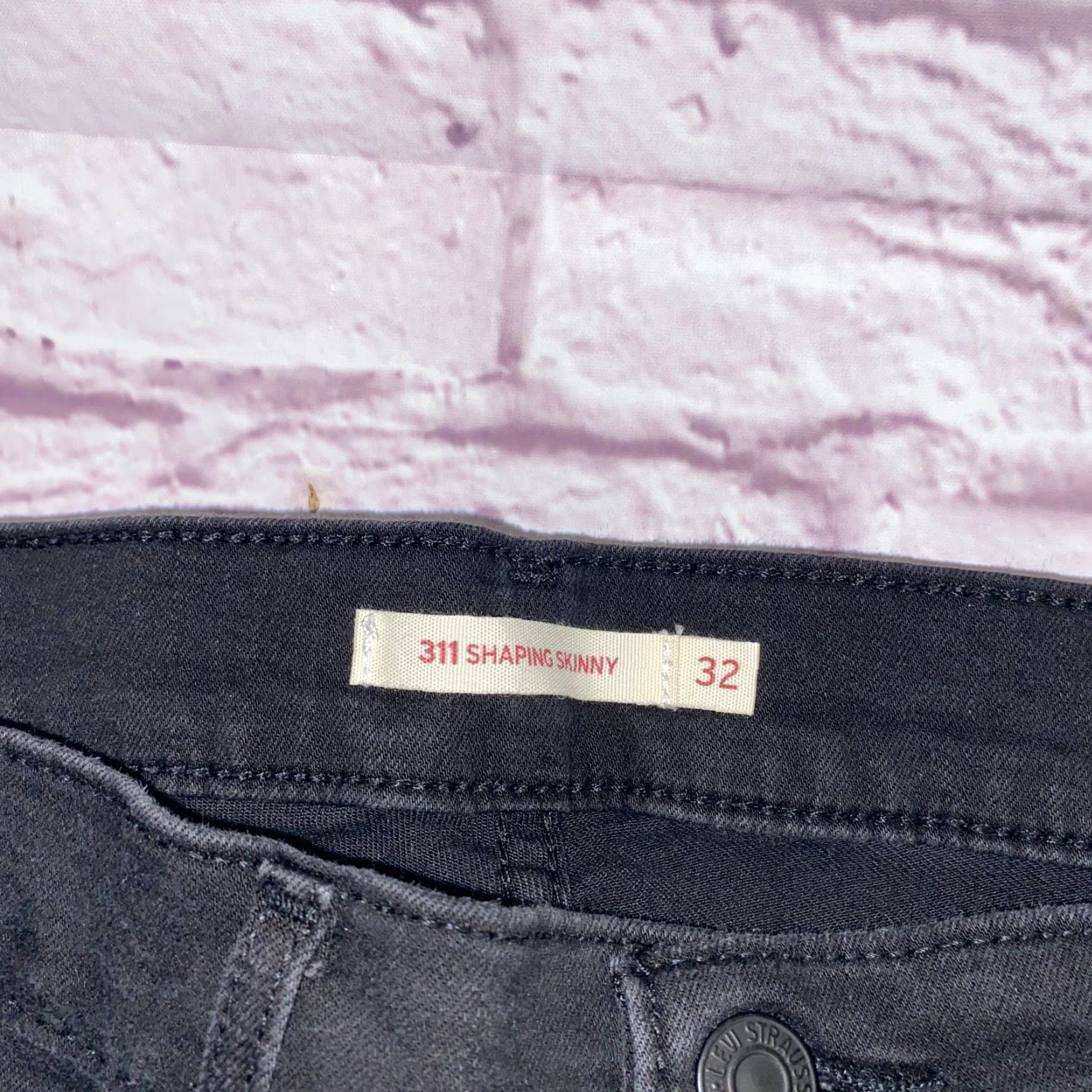 Levi's VINTAGE Levi's 311 Women's Shaping Skinny Jeans Jeans 32 Black Mid Rise Size 24" / US 00 / IT 34 - 5 Thumbnail