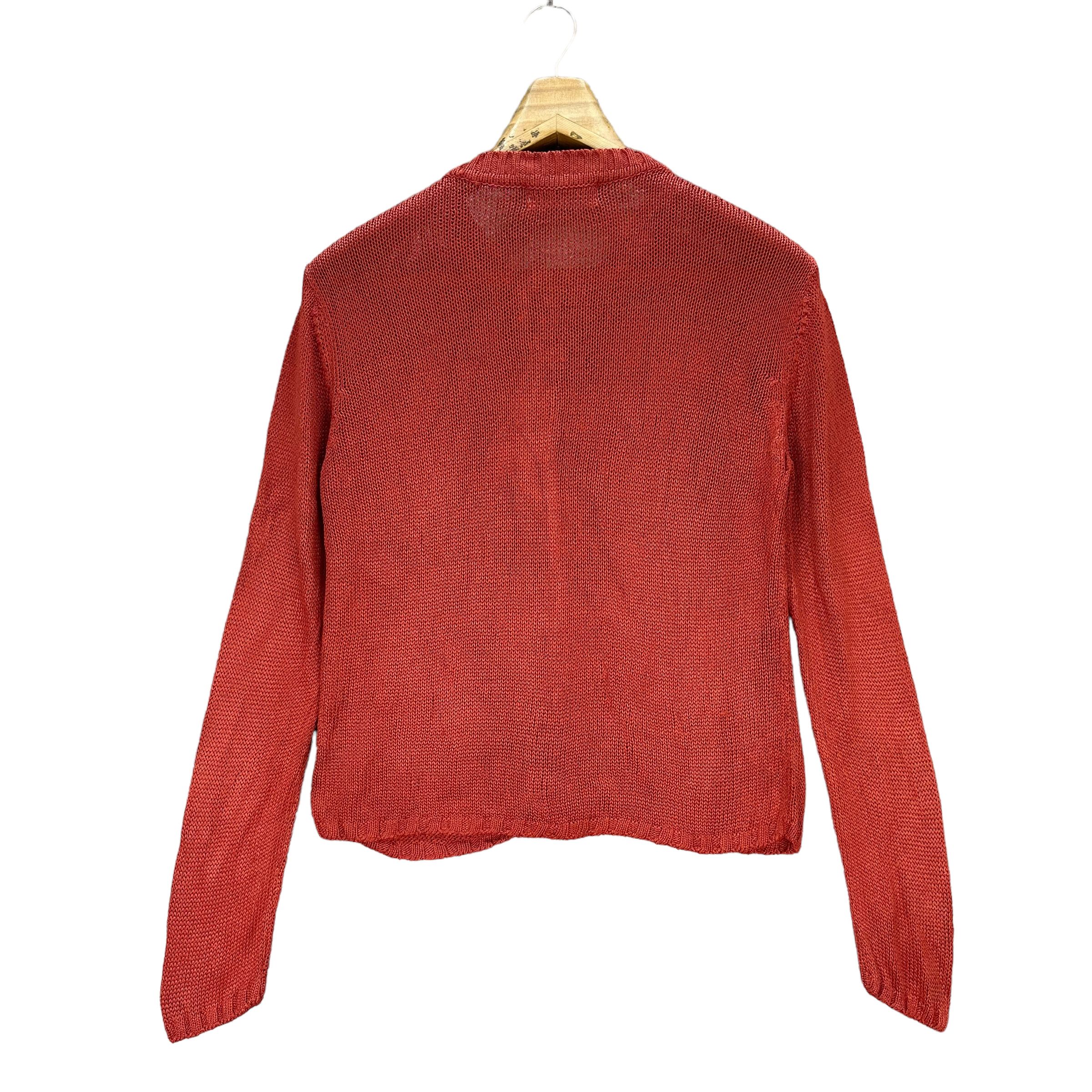 Yves Saint Laurent VINTAGE YSL KNITTED SWEATER #7493-148 Size M / US 6-8 / IT 42-44 - 10 Thumbnail