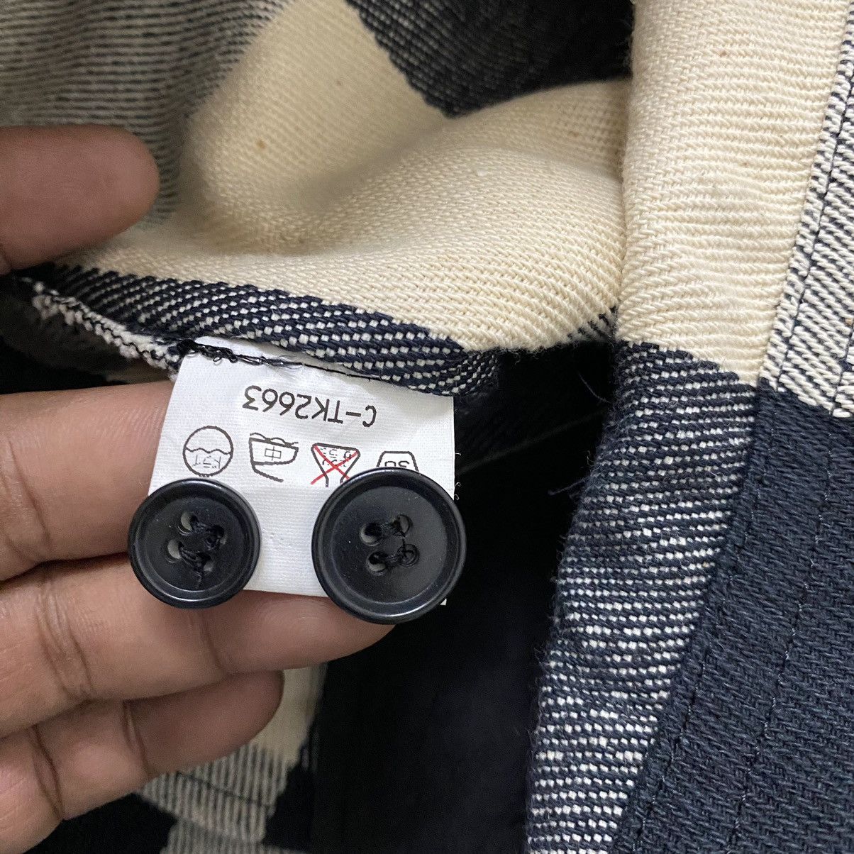 Japanese Brand ☀️Nice design Milkboy double collar tartan biker jacket Size US S / EU 44-46 / 1 - 10 Thumbnail