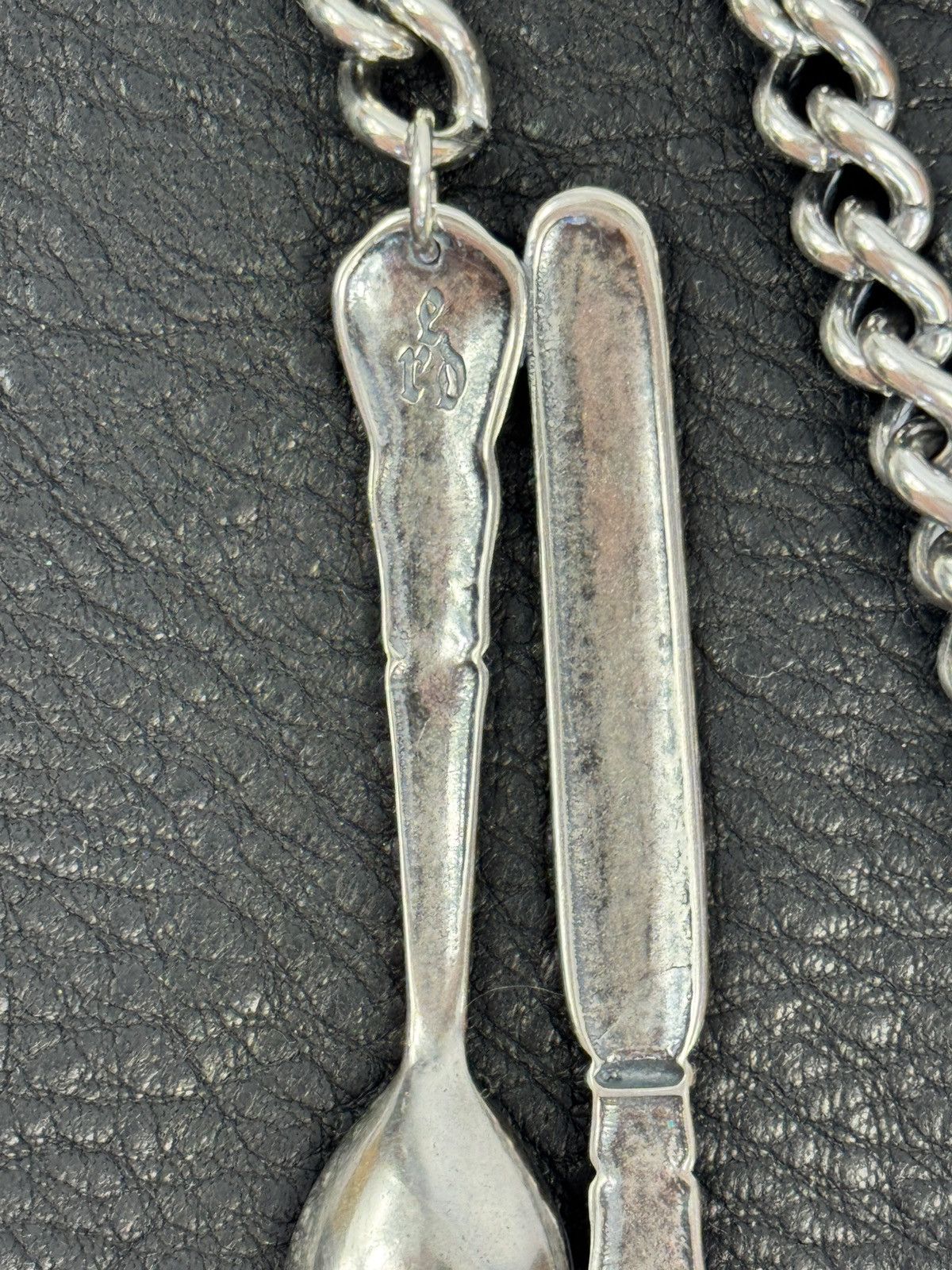 Enfants Riches Deprimes SPOON AND KNIFE SILVER NECKLACE Size ONE SIZE - 5 Thumbnail