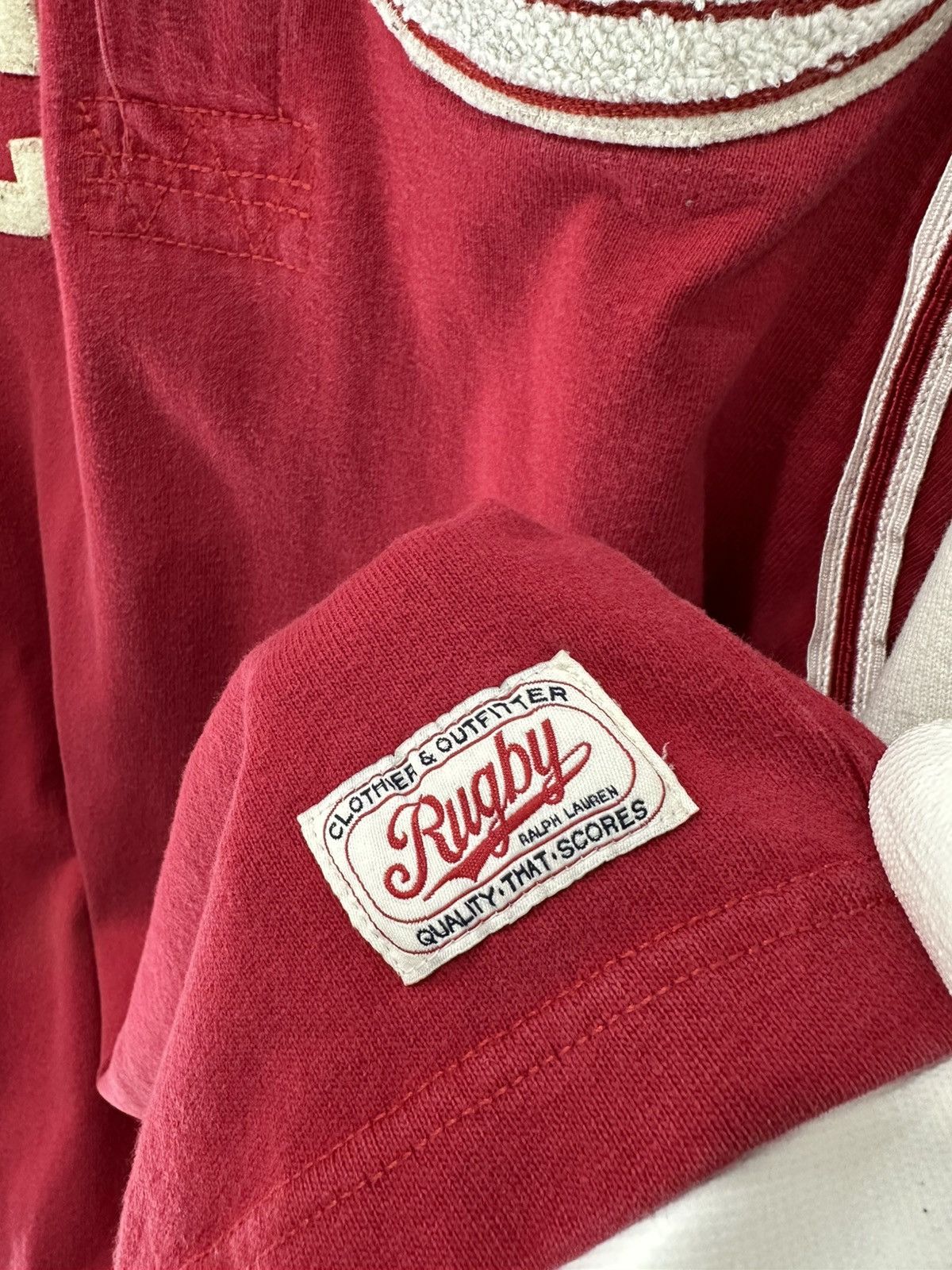 Rugby Ralph Lauren Rugby Ralph Lauren Crazy Football Rugby Red XL Size US XL / EU 56 / 4 - 5 Thumbnail