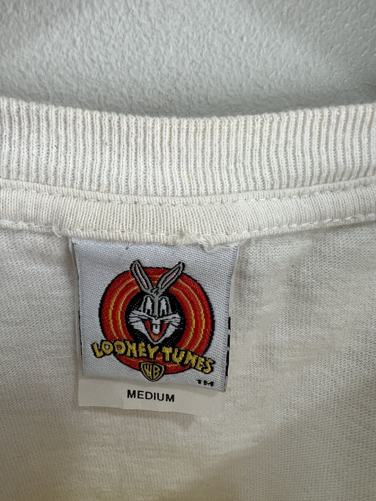 Vintage Vintage Womens Tweety Looney Tunes Cropped Tee Shirt Size S / US 4 / IT 40 - 4 Thumbnail