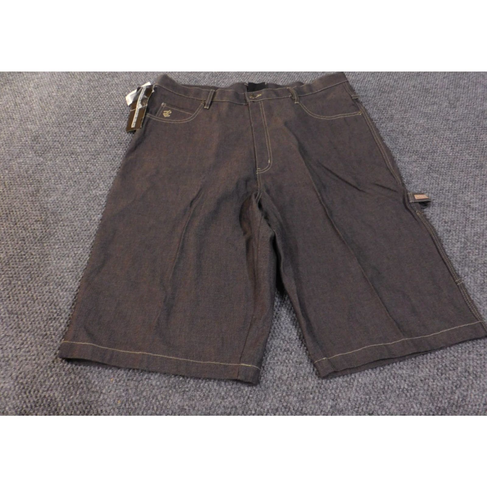 Rocawear Rocawear Shorts Mens 42 Brown Denim Carpenter Workwear Relaxed Fit Casual Hip Hop Mens Size US 42 / EU 58 - 2 Thumbnail