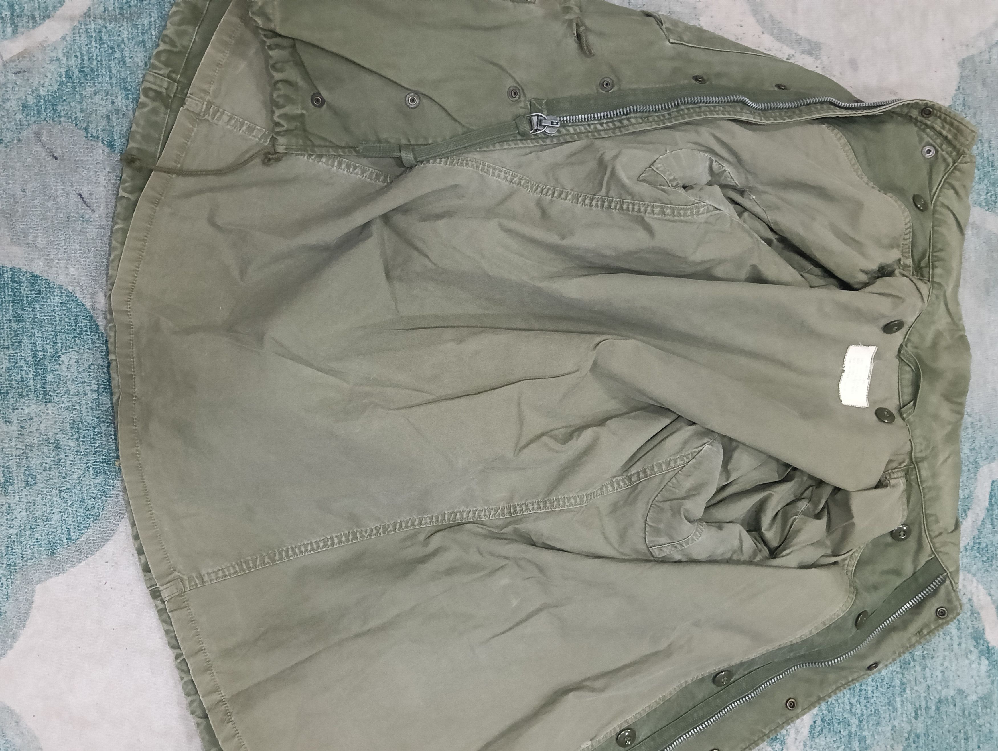 Vintage True Vintage M51 Field Jacket Sateen Olive Green Size US XL / EU 56 / 4 - 6 Thumbnail