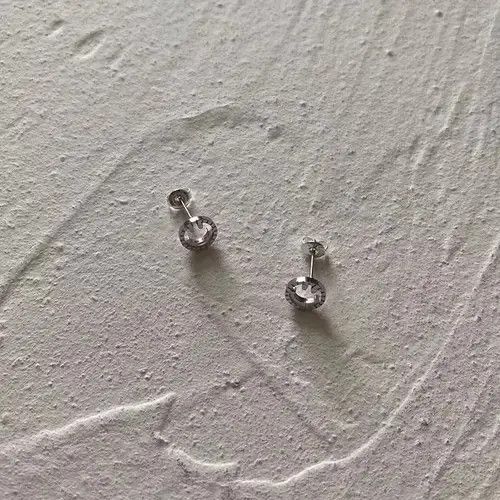 Sterling Silver Vintage smiley earrings Size ONE SIZE - 3 Thumbnail