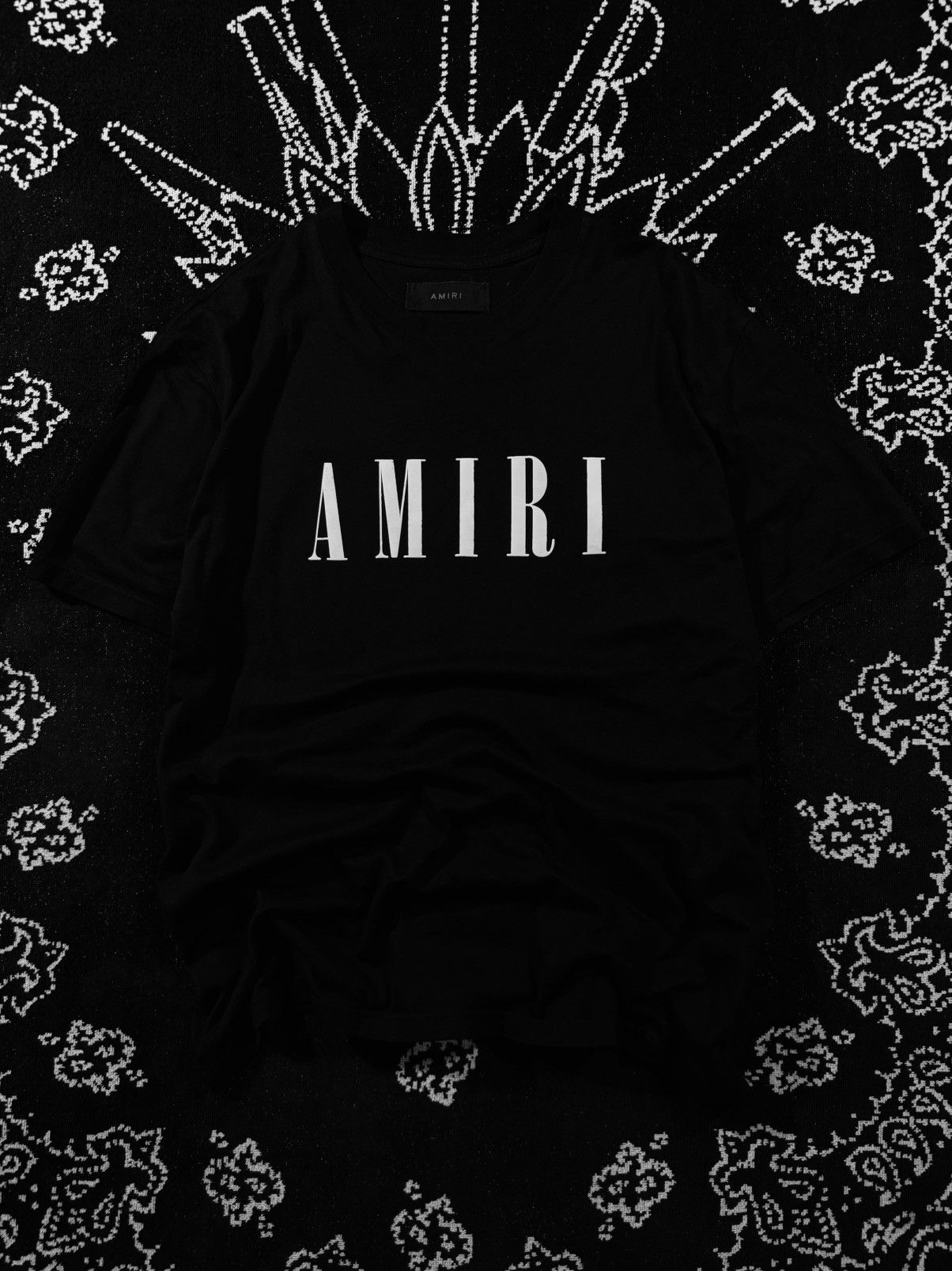 Amiri AMIRI BLACK CORE LOGO TEE Size US S / EU 44-46 / 1 - 3 Thumbnail