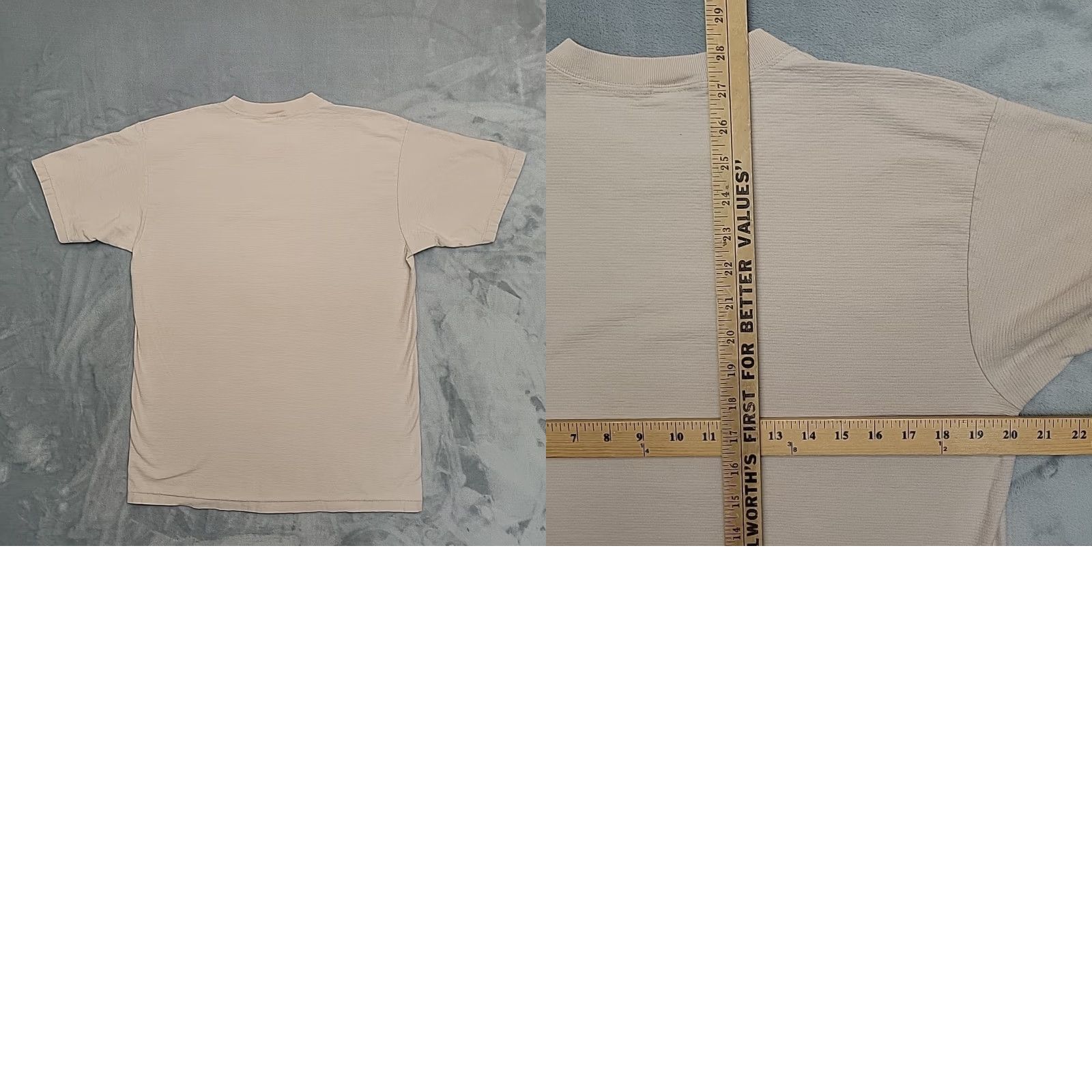 Vintage VTG Montana Fur Trading Company Shirt Men L Beige Single Stitch Made in USA TEE Size US L / EU 52-54 / 3 - 8 Thumbnail