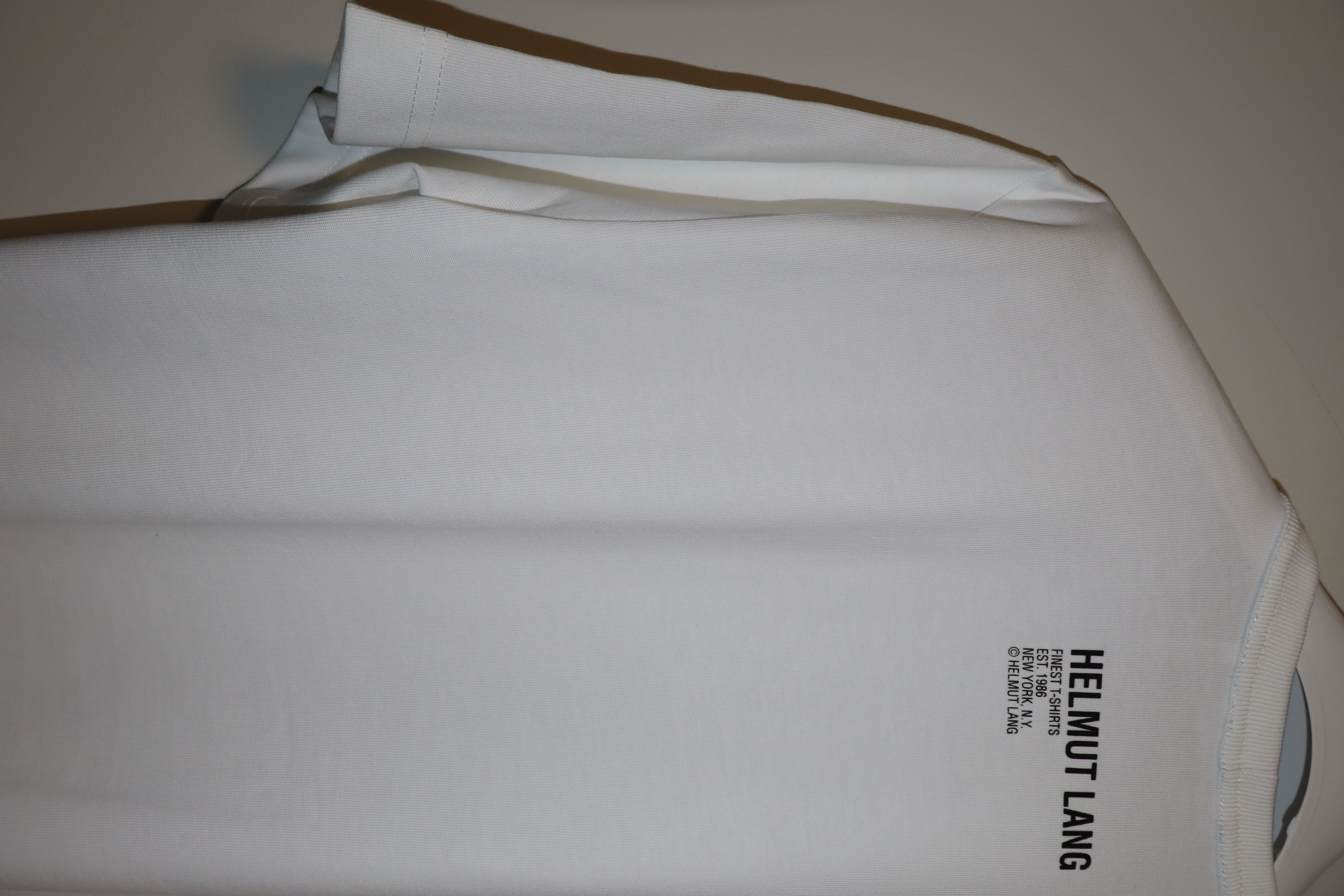 Helmut Lang Crumple logo t-shirt Size US M / EU 48-50 / 2 - 7 Thumbnail