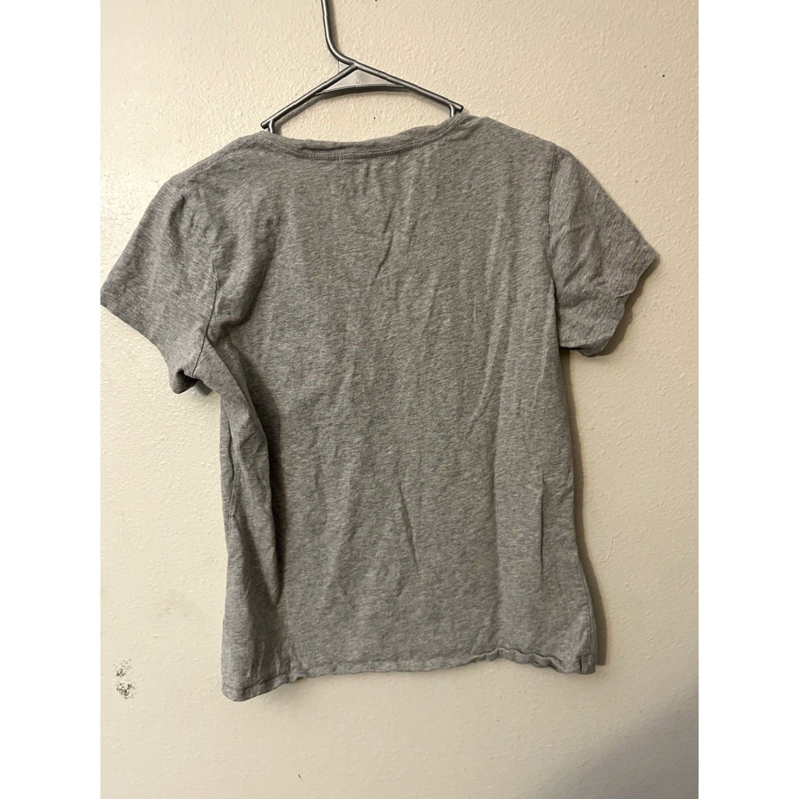 True Religion True Religion T-Shirt Crew Neck Gray/Gold Women's M Foil Horseshoe Logo 100% Cotton Short Sleeve Regular Size Type T-Shirt Size M / US 6-8 / IT 42-44 - 2 Thumbnail