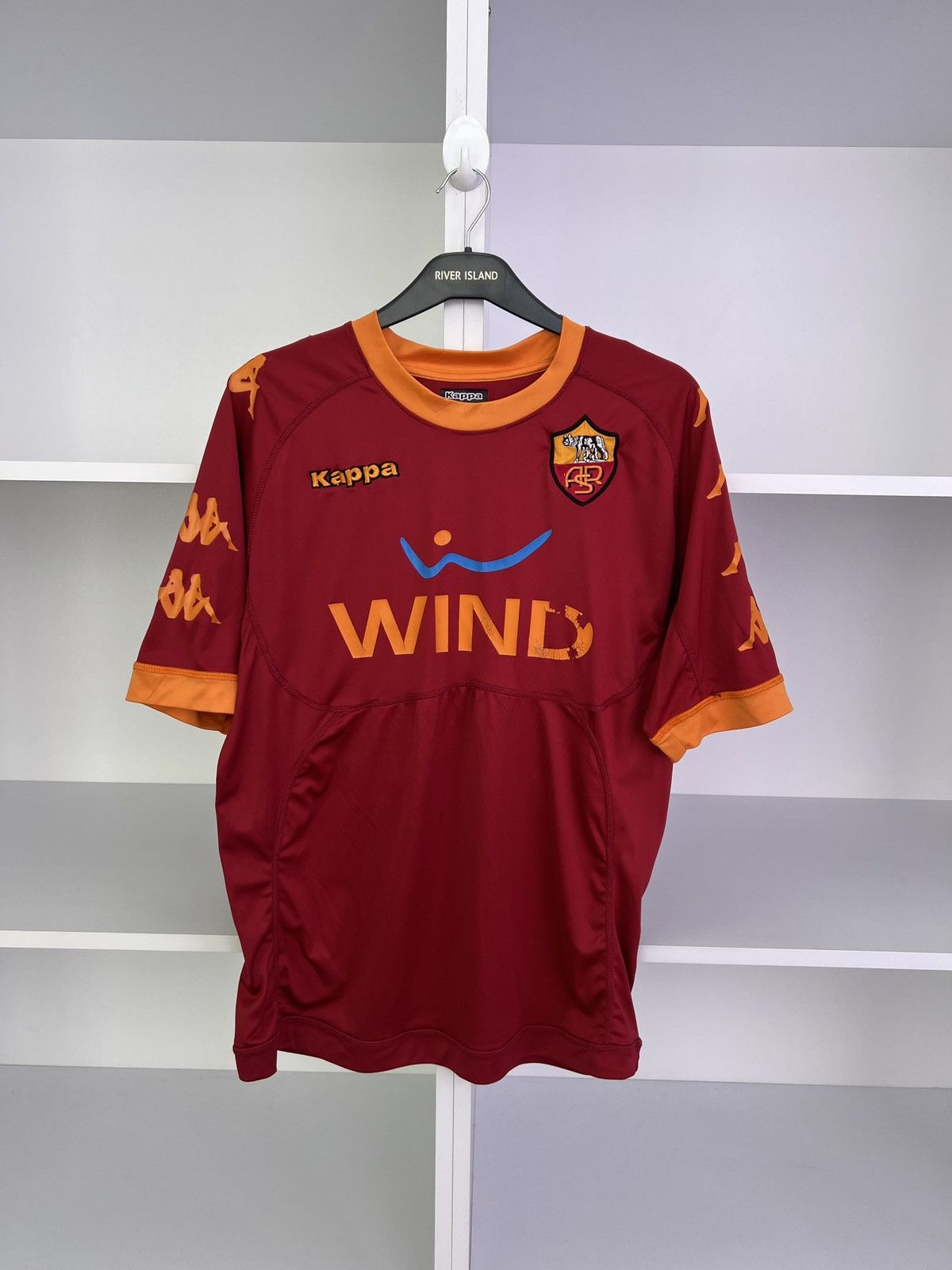 Kappa × Vintage Vintage Roma 12/13 De Rossi Home Jersey Size US XL / EU 56 / 4 - 2 Thumbnail