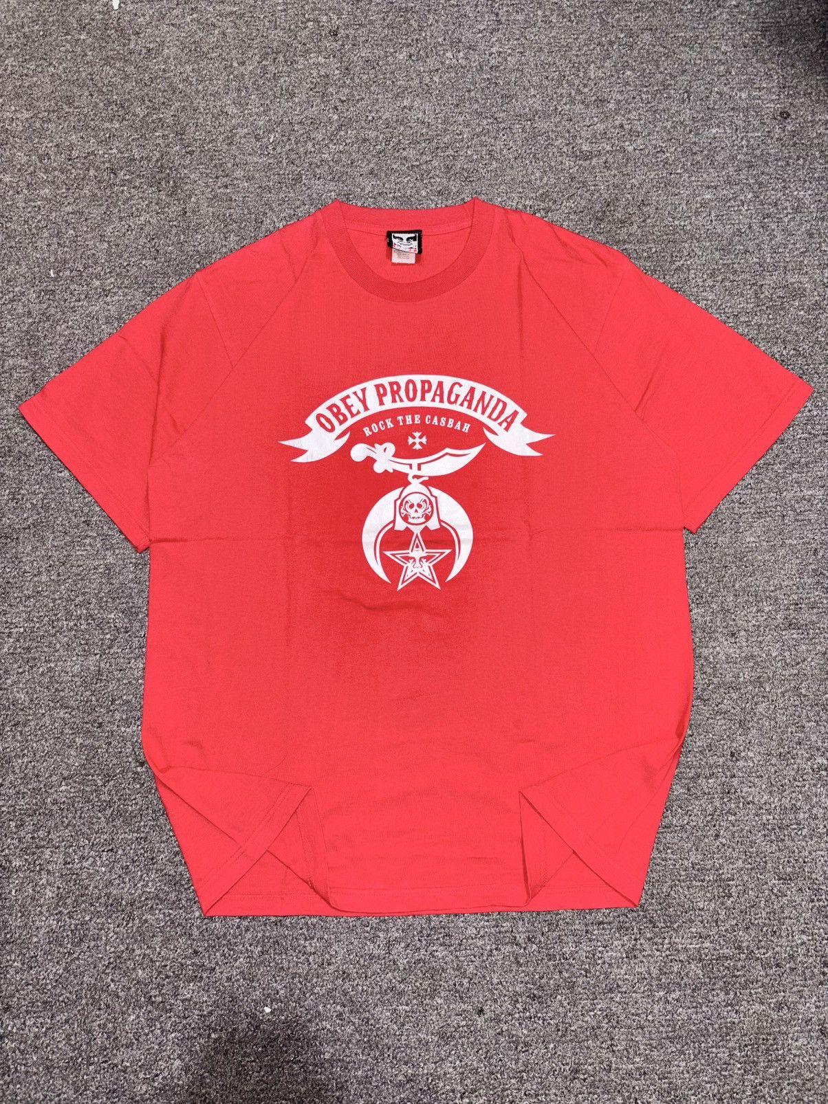 Obey Obey Propaganda “Rock the Casbah” Graphic Tee – Streetwear Size US XL / EU 56 / 4 - 1 Thumbnail