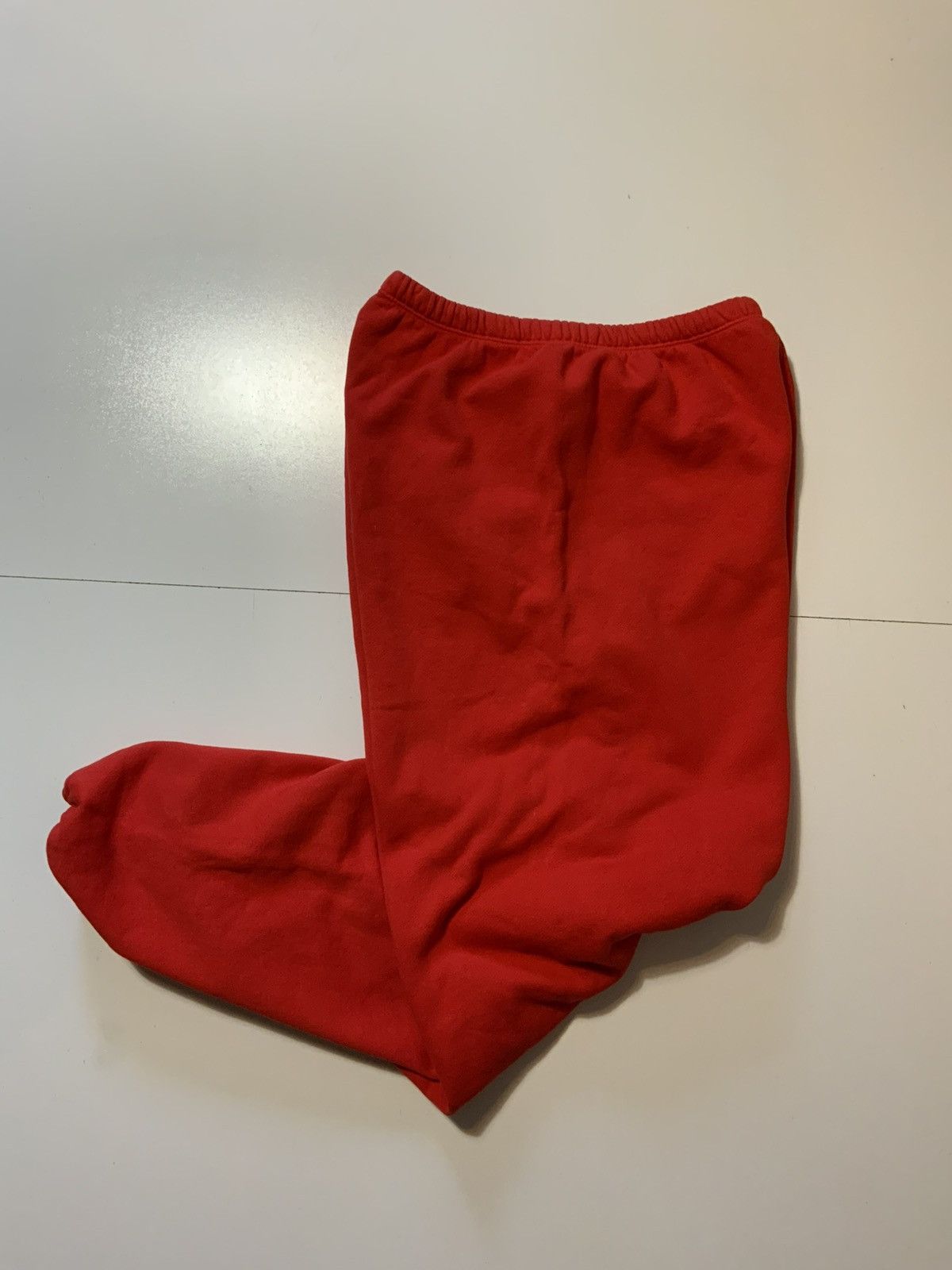 Other Red Made In USA Blank Fleece Heavyweight Jogger Sweatpants Size US 32 / EU 48 - 2 Thumbnail