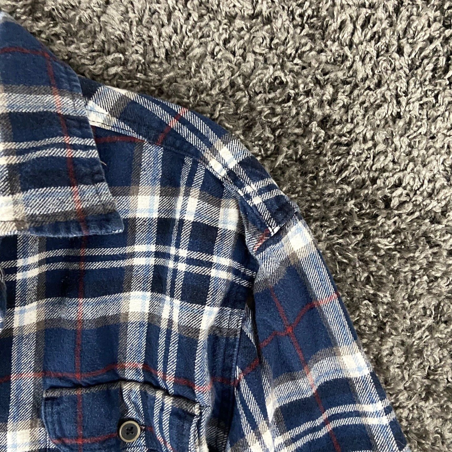 Vintage VINTAGE JACHS Blue Plaid Flannel Button-Up Long Sleeve Big & Tall LT Mens Size US L / EU 52-54 / 3 - 4 Thumbnail