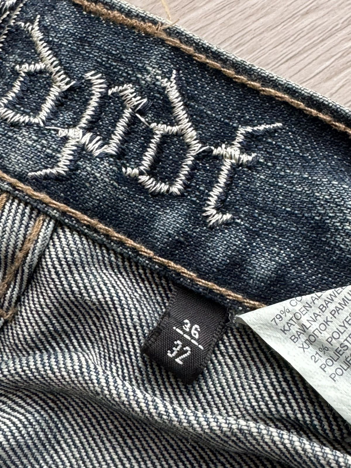 Vintage × Wrangler Crazy Vintage Y2K/2000s Baggy Grunge Skater Denim Jeans Size US 36 / EU 52 - 6 Thumbnail