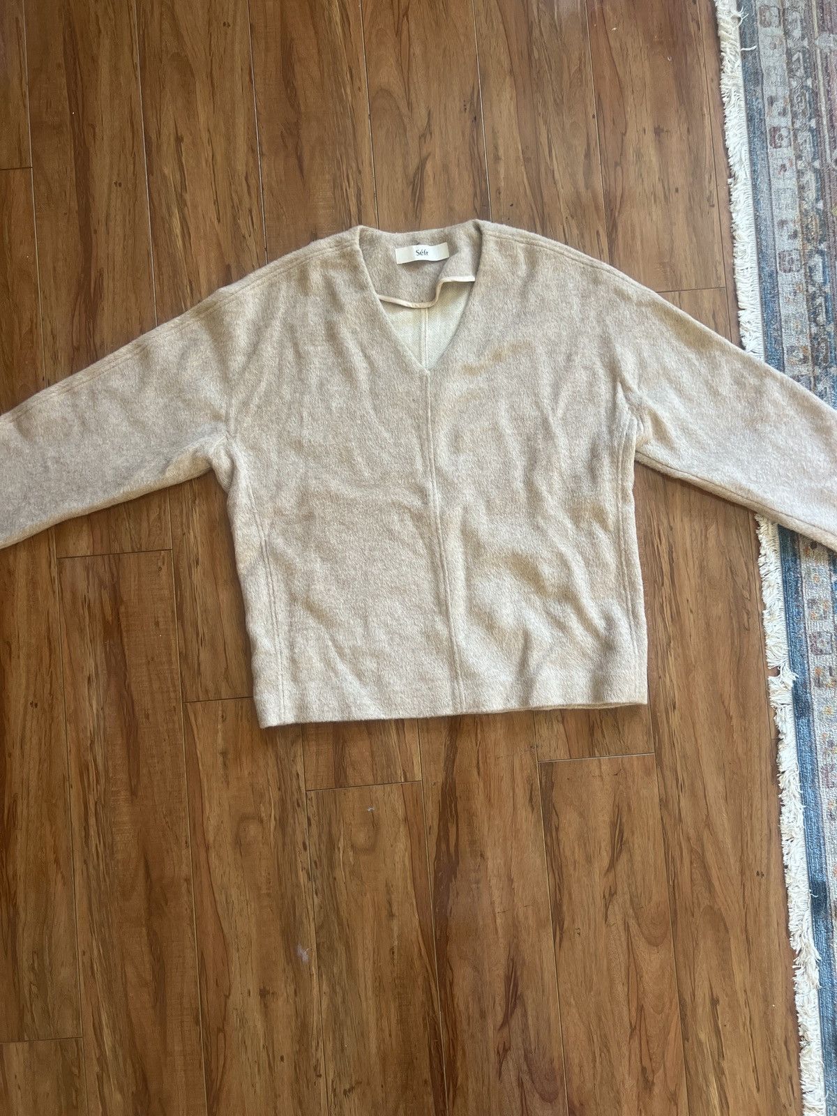 Sefr Alpaca Ezra Fur Sweater Size US L / EU 52-54 / 3 - 2 Thumbnail