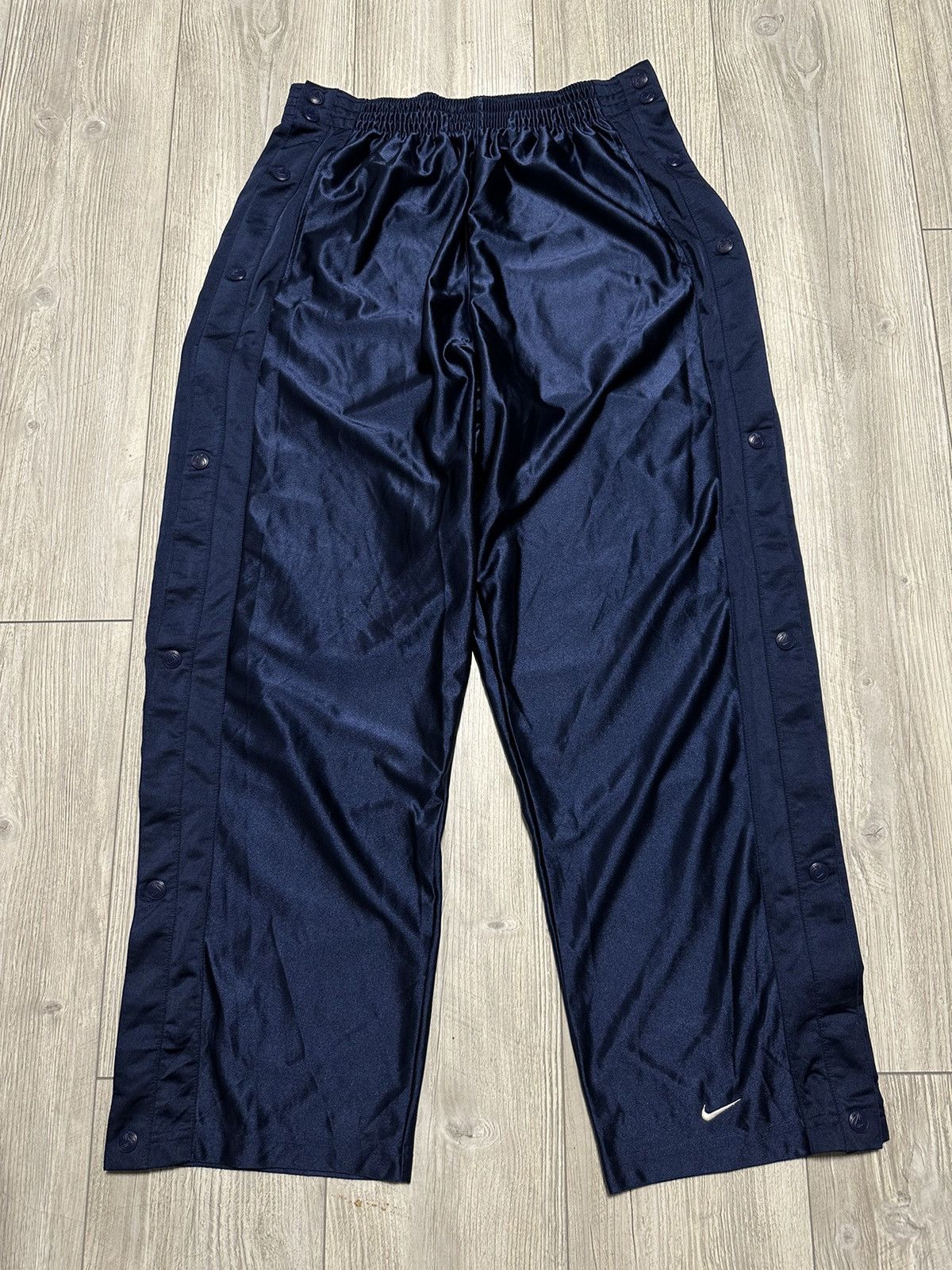 Other Vintage Nike Button Track Pants Rare Popper Pants Sweatpants Size US 36 / EU 52 - 1 Thumbnail