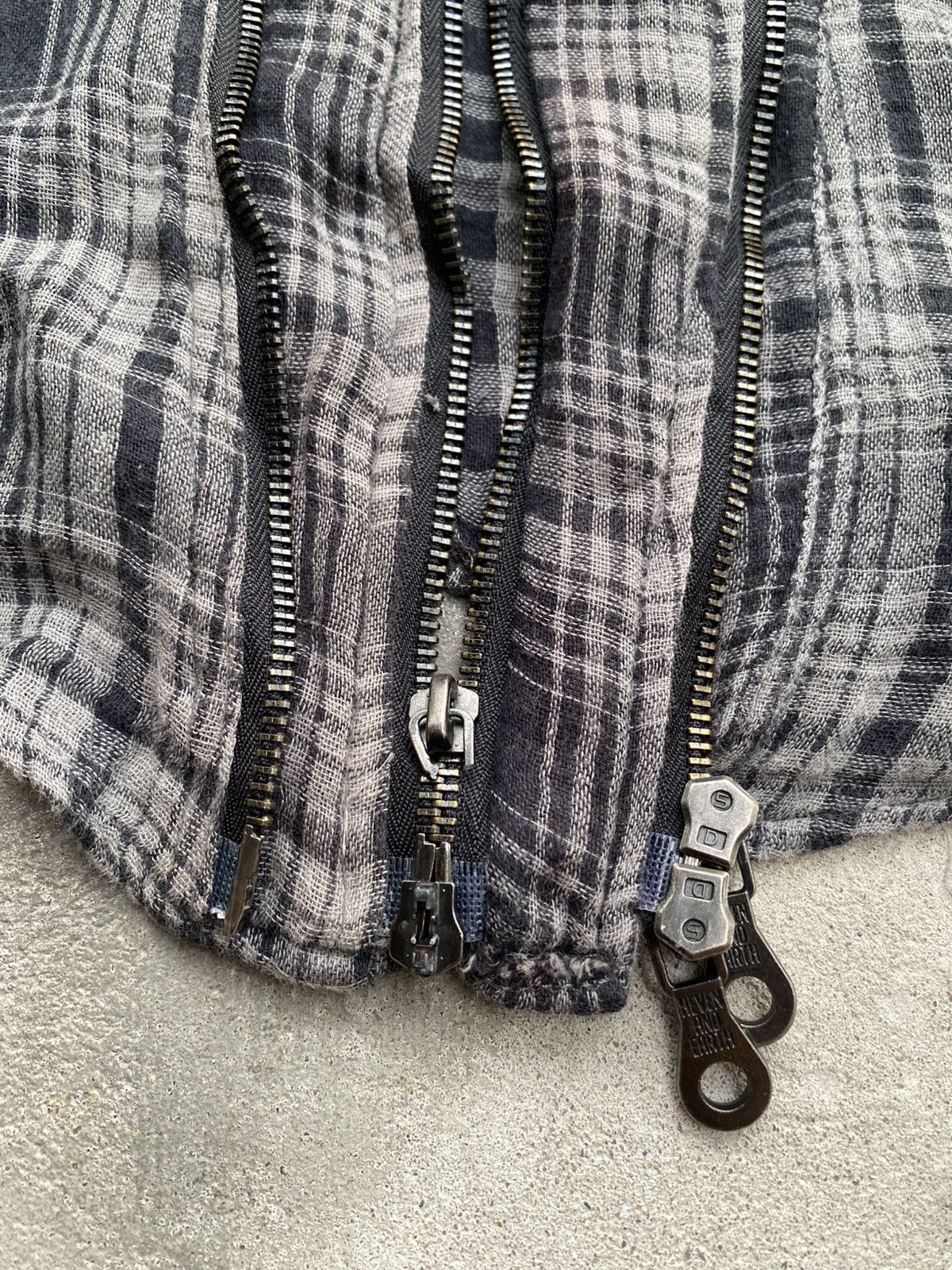 KMRii HEAVEN AND EARTH STUDDED RAMONES PLAID JACKET PUNK GOTHIC Size M / US 6-8 / IT 42-44 - 7 Thumbnail