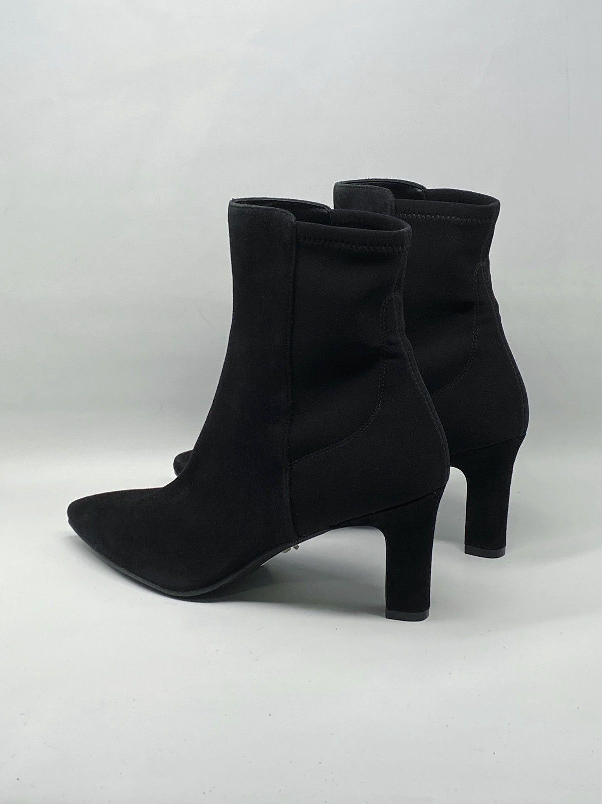 Stuart Weitzman Stuart Weitzman Lauri Point-Toe Suede Booties size 7.5 Size US 7.5 / IT 37.5 - 6 Thumbnail