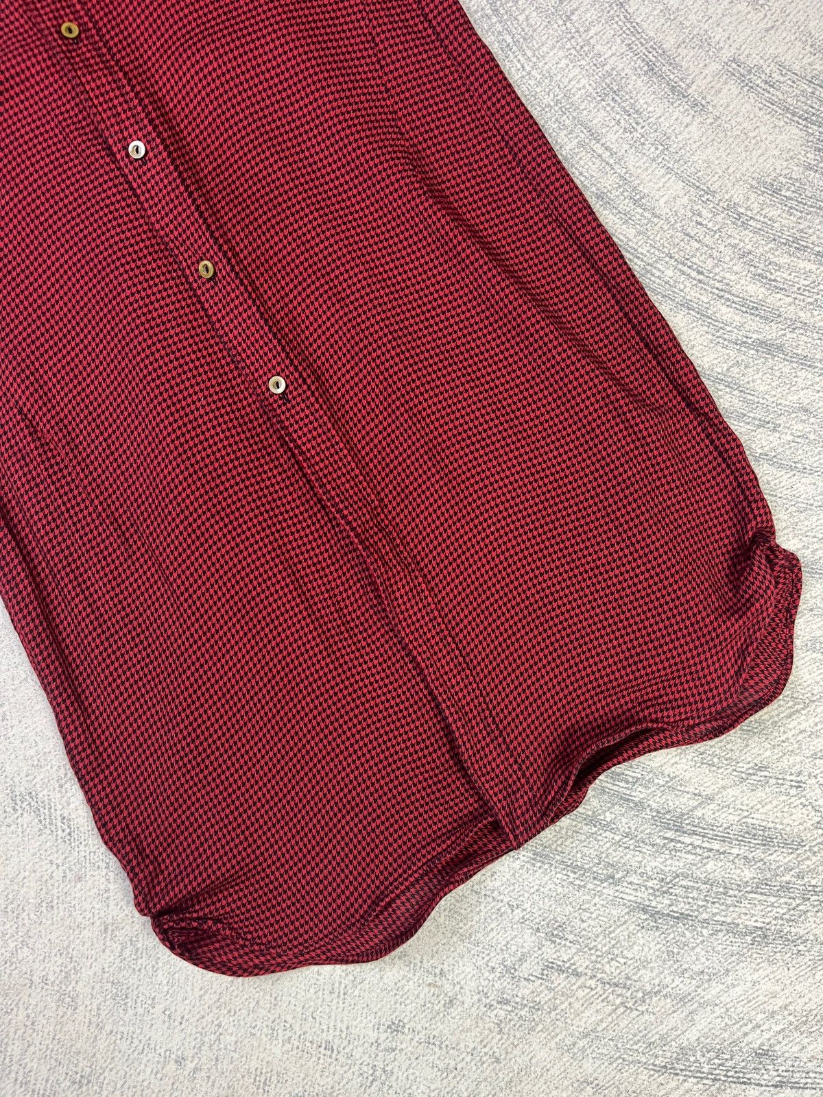 Takahiromiyashita The Soloist. Number Nine Gingham Checkered Sleeveless Long Shirt Size S / US 4 / IT 40 - 4 Thumbnail