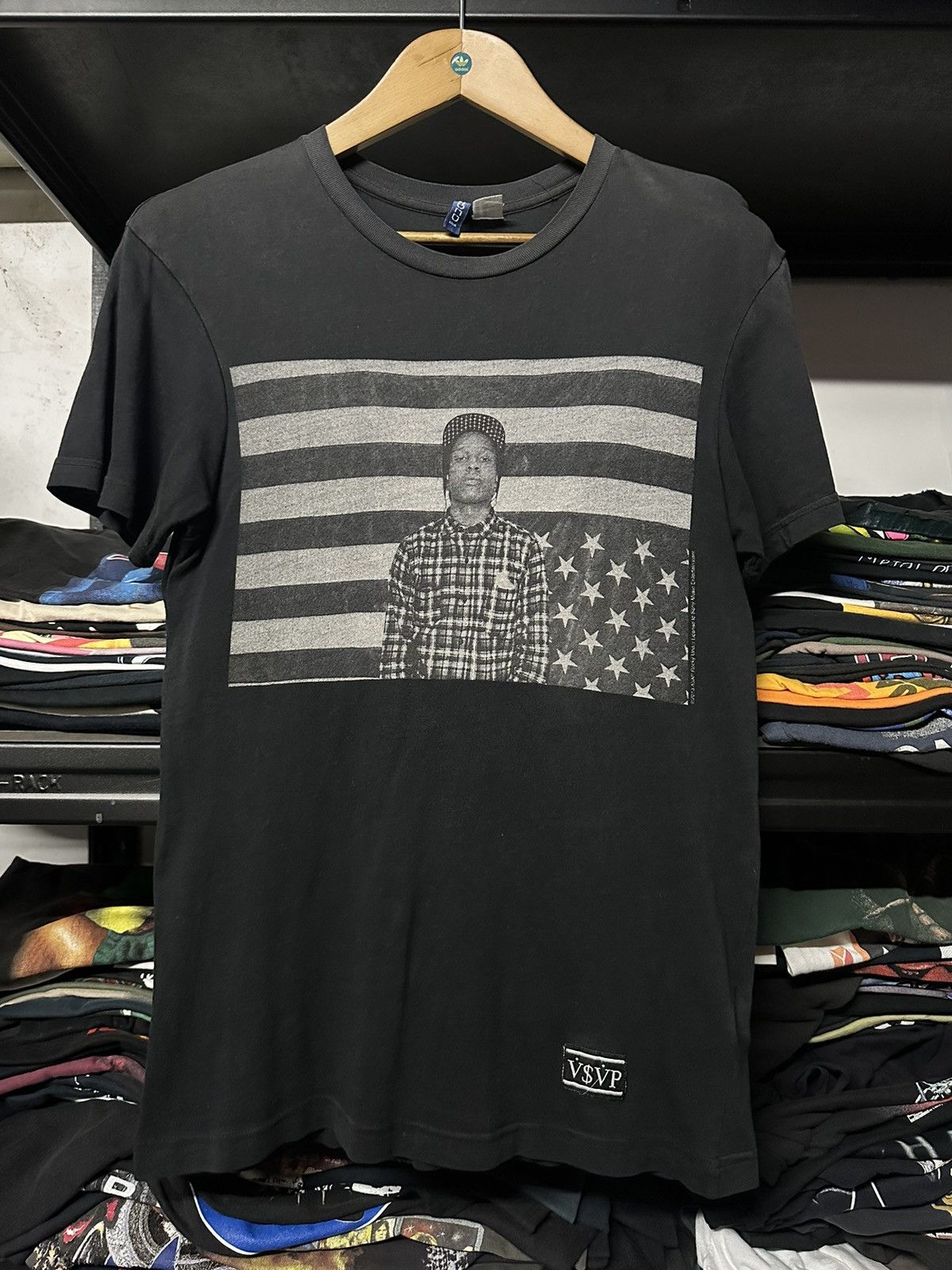 A$AP Rocky × Band Tees × Rap Tees Asap Rocky Sun Faded Rap Tee Size US S / EU 44-46 / 1 - 1 Thumbnail