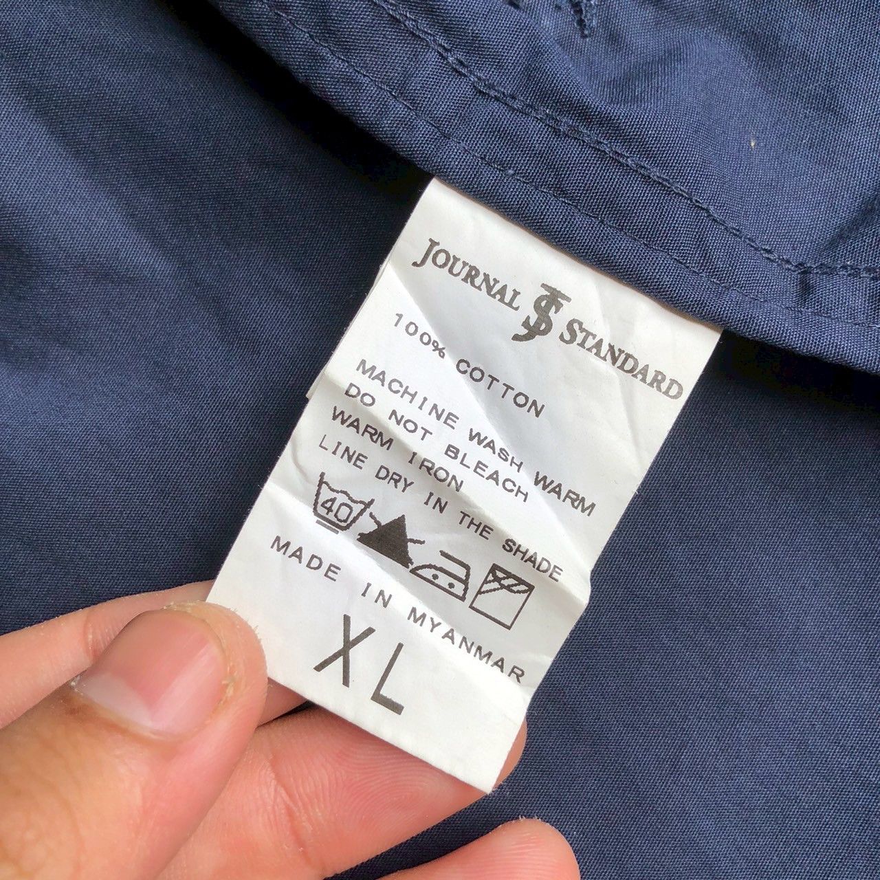Journal Standard Vintage Y2KJournal Standard Hooded Jacket Navy Size US XL / EU 56 / 4 - 8 Thumbnail