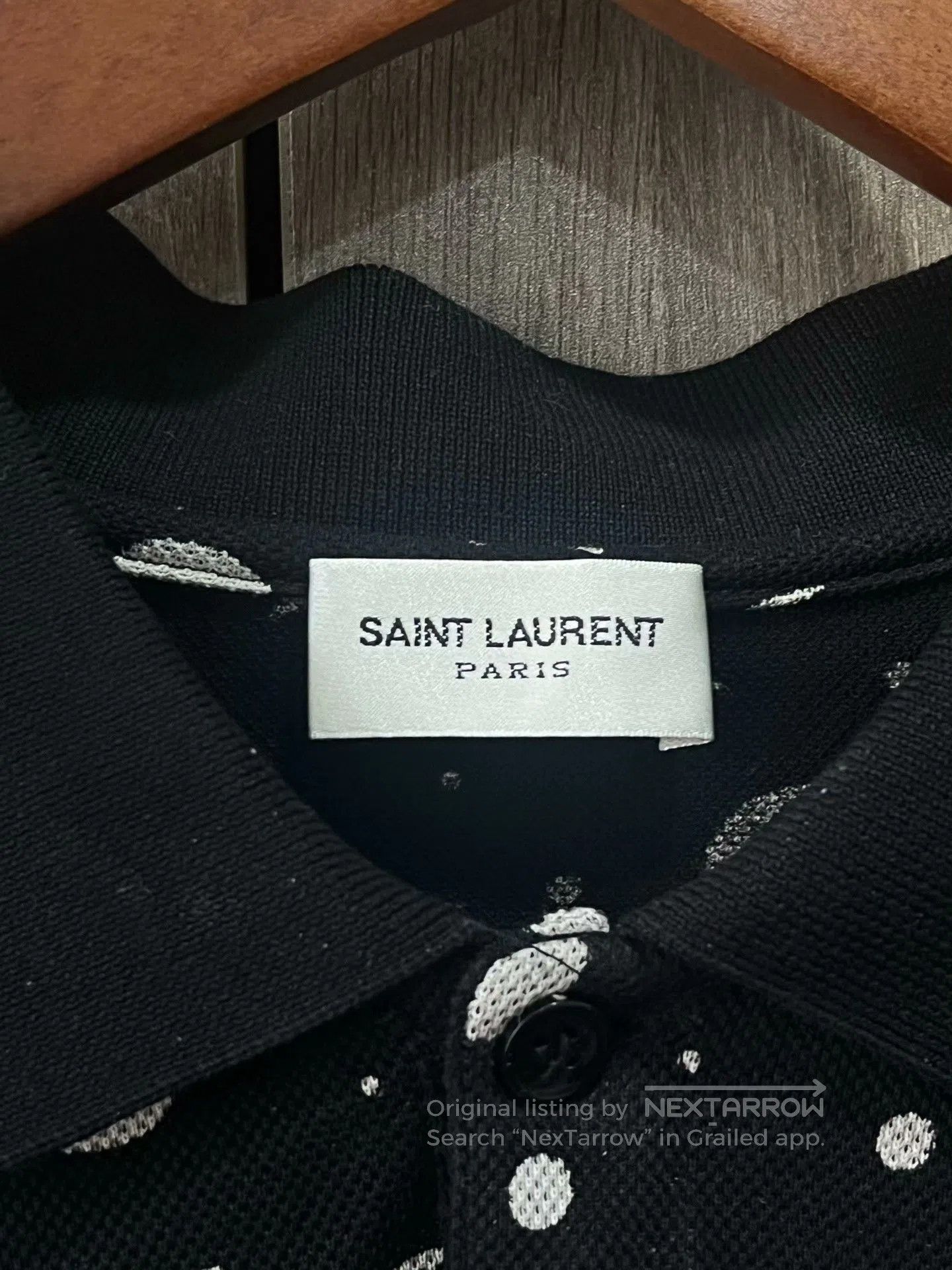 Saint Laurent Paris Saint Laurent SLP Printed Polo T-Shirt. Size US L / EU 52-54 / 3 - 5 Thumbnail