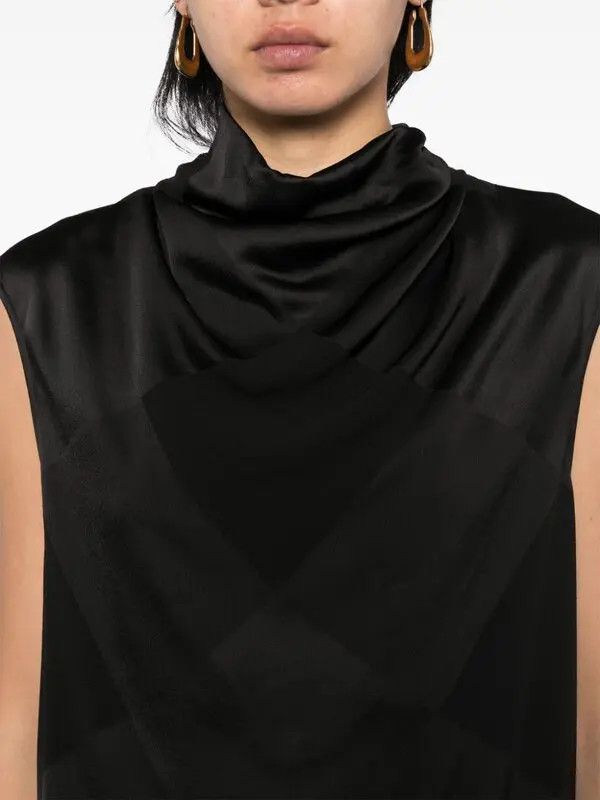 Balmain o1s1wg111025 Check Pattern Vest in Black Size XS / US 0-2 / IT 36-38 - 5 Thumbnail