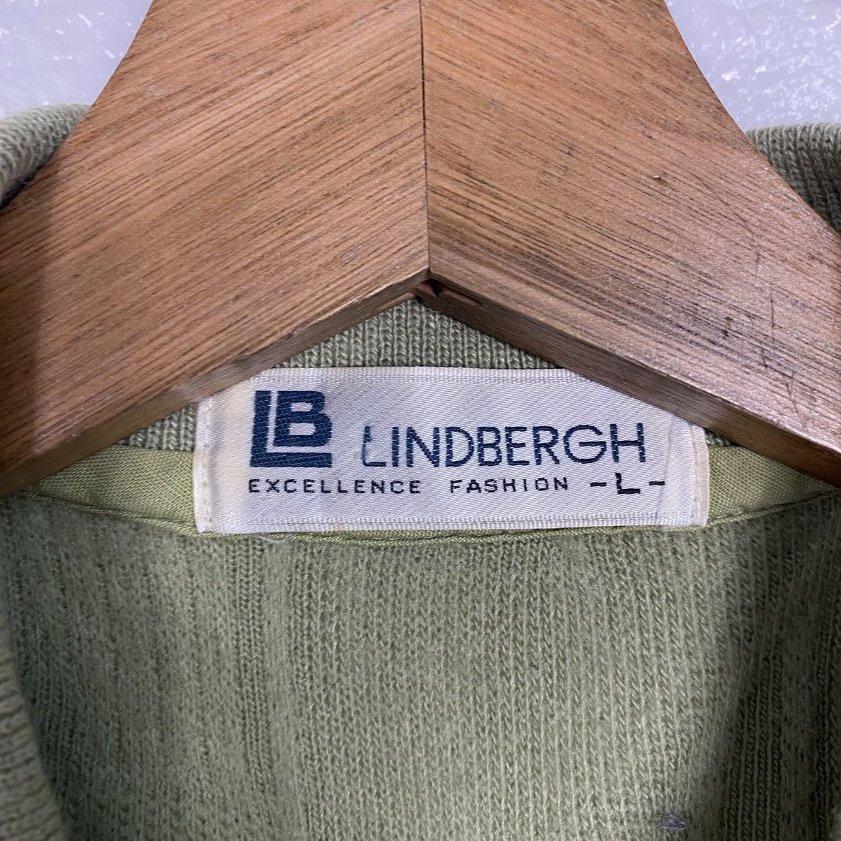 Issey Miyake 📌Vintage Collar Sweatshirt Lindbergh Big Logo Size US L / EU 52-54 / 3 - 15 Thumbnail