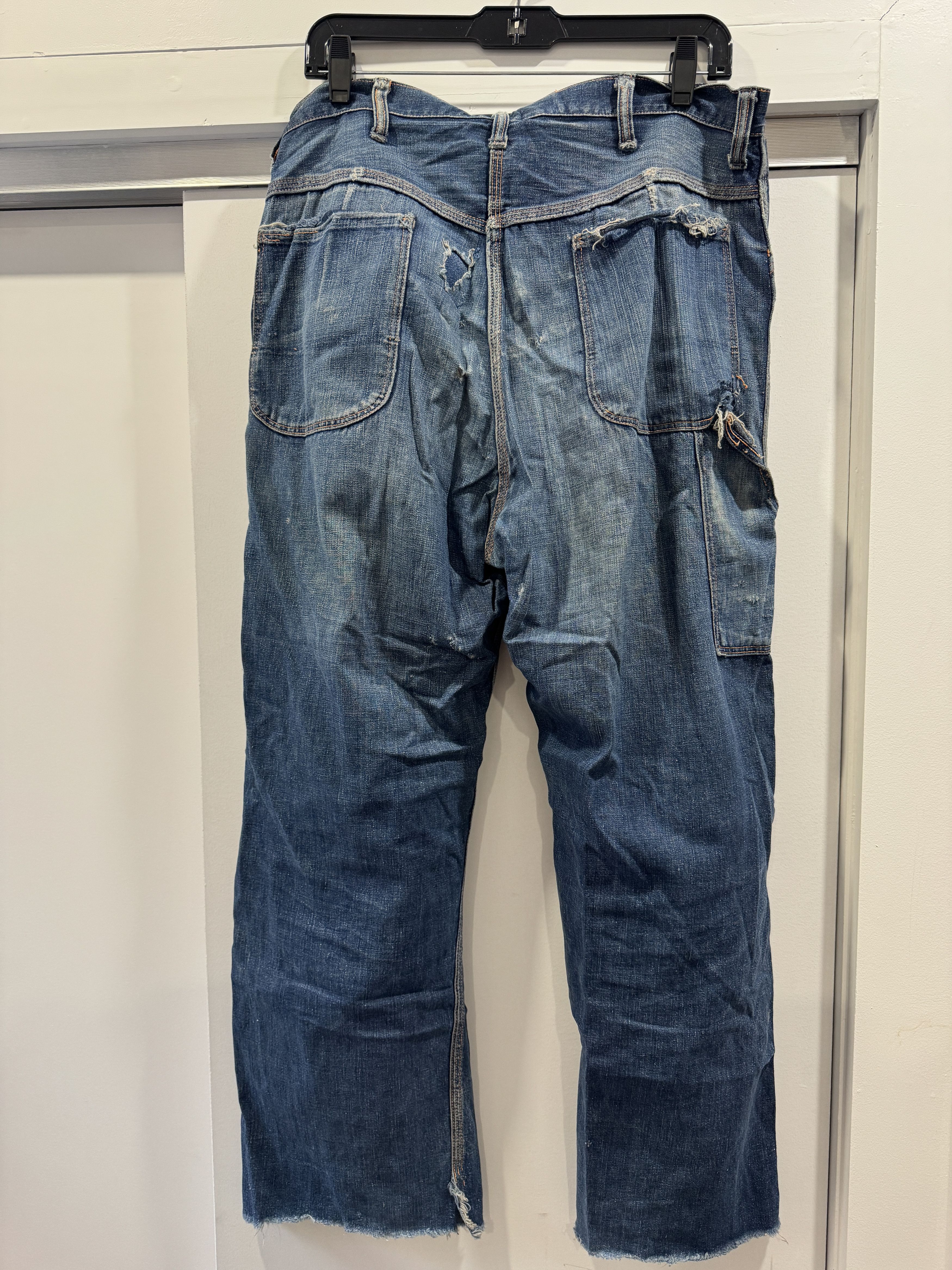 Vintage 60's Big Mac Carpenter Distressed Jeans Size US 34 / EU 50 - 6 Thumbnail