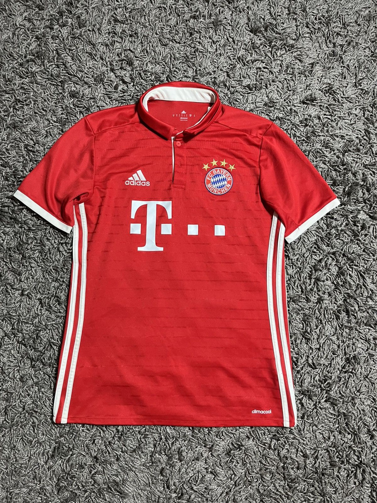 Adidas BAYERN MUNCHEN ADIDAS 2016/17 SOCCER FOOTBALL JERSEY Size US S / EU 44-46 / 1 - 1 Thumbnail