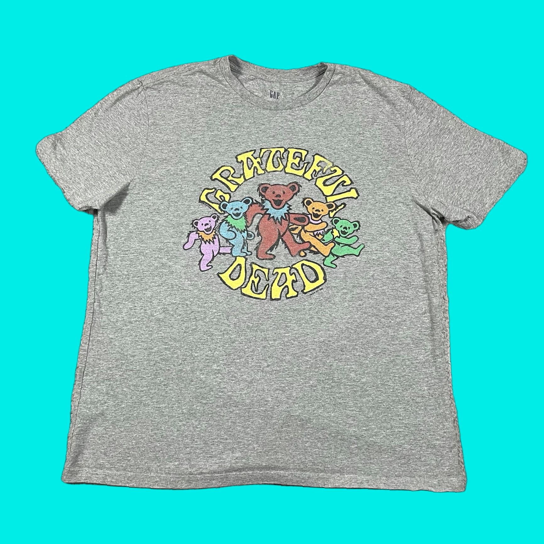 Etro Grateful Dead Shirt Mens L Gray Dancing Bear Graphic Band Rock Tee Retro Size US L / EU 52-54 / 3 - 1 Thumbnail