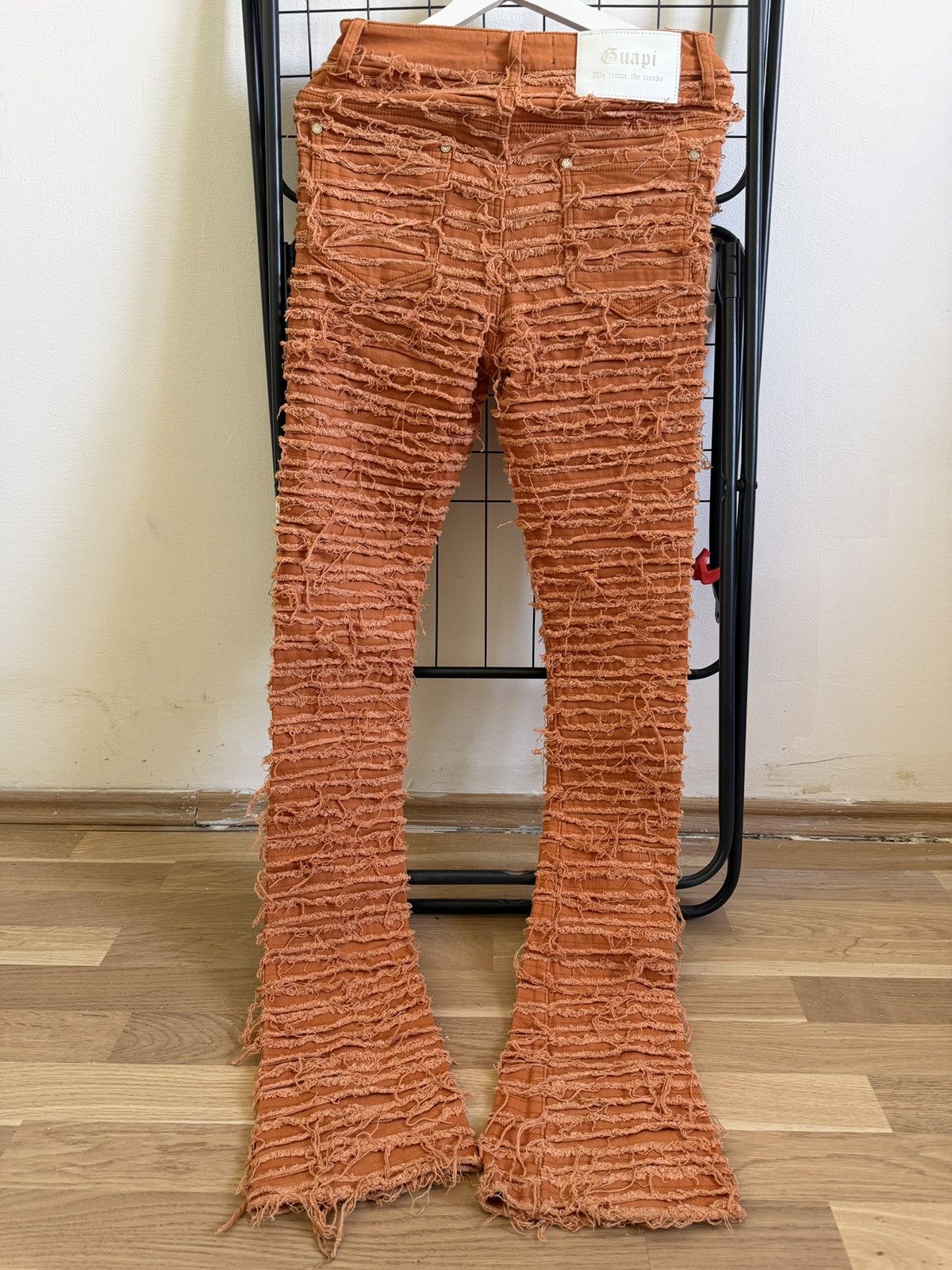 GUAPI Guapi destroyed jeans distressed opium y2k blueface style Size US 28 / EU 44 - 5 Thumbnail