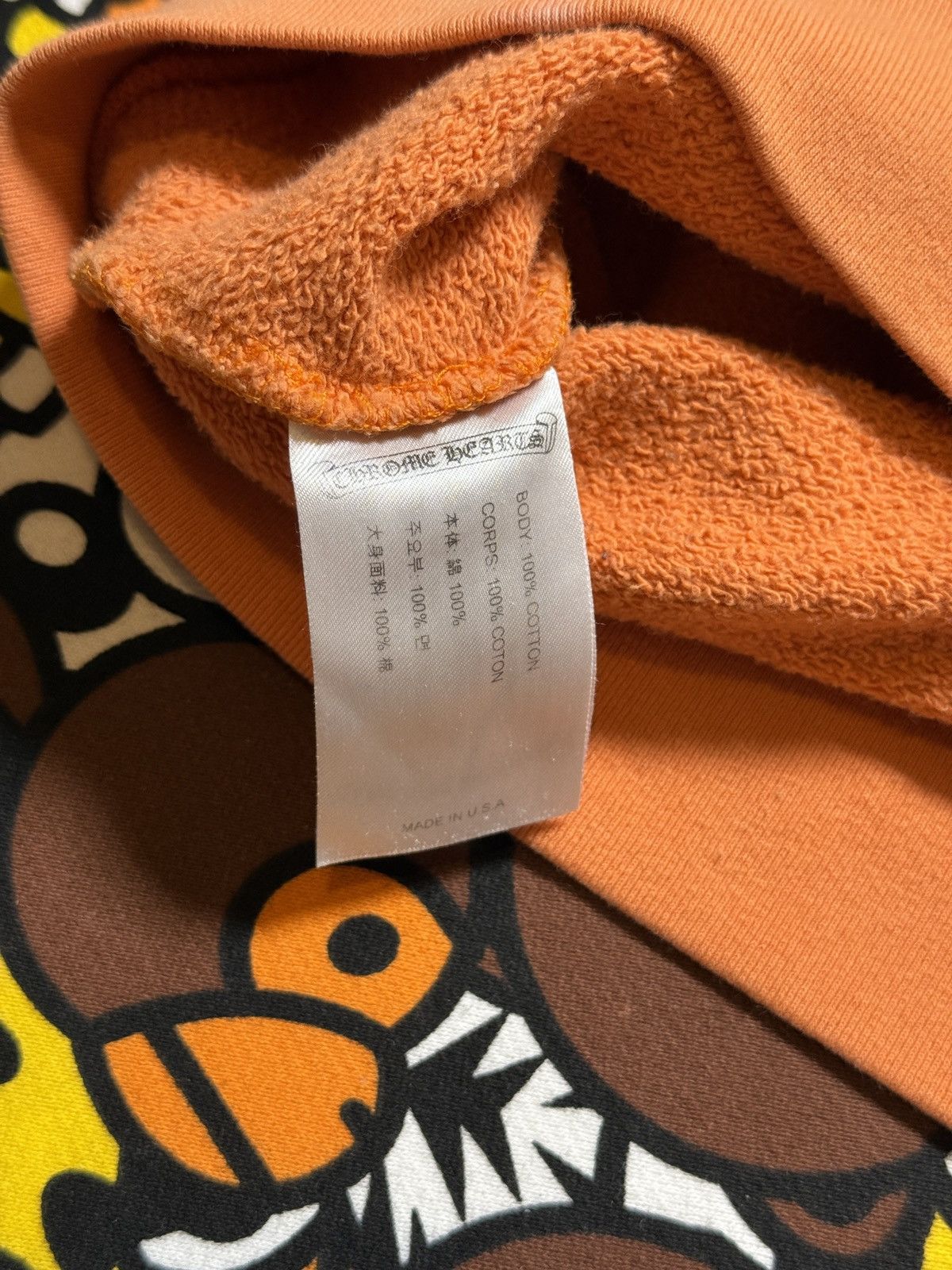 Chrome Hearts Chrome Hearts Orange Matty Boy Build Logo Pullover Sweater Size US M / EU 48-50 / 2 - 13 Thumbnail