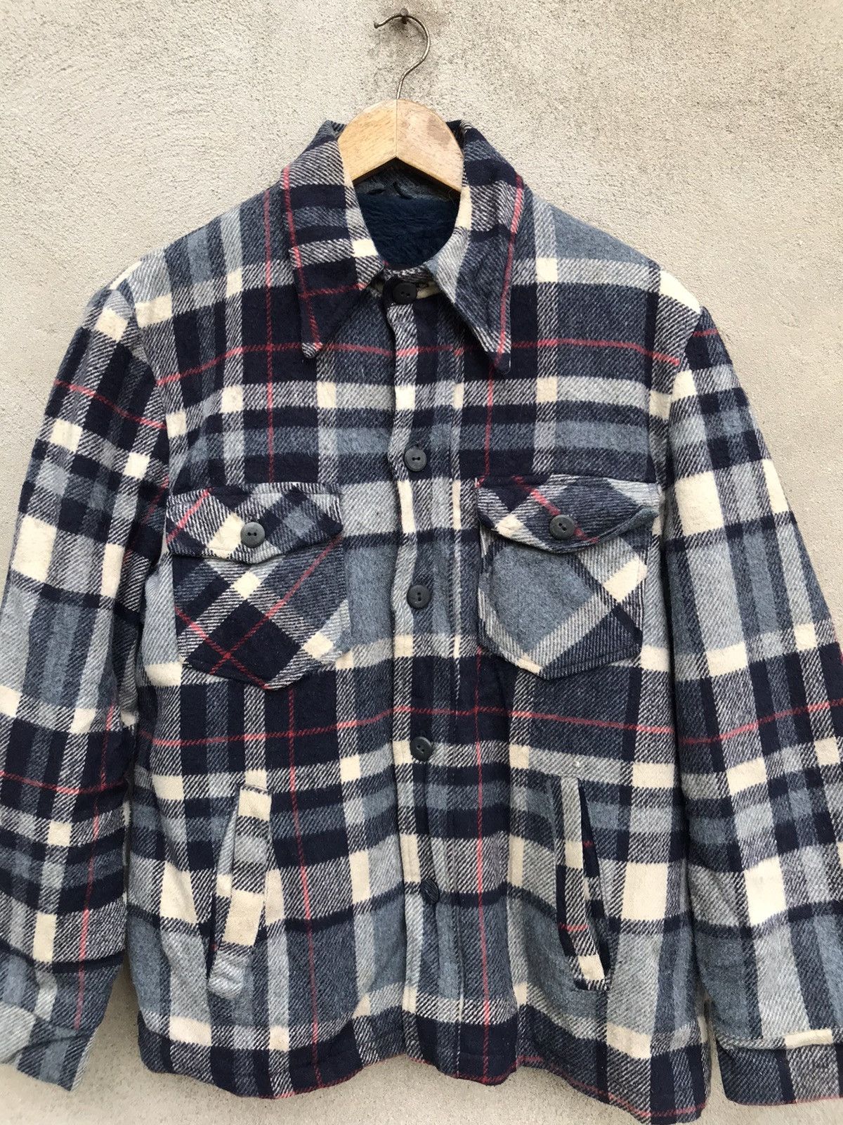 Sears × Vintage RARE Vintage 70s Sears Wool Button Up jacket Size US M / EU 48-50 / 2 - 5 Thumbnail