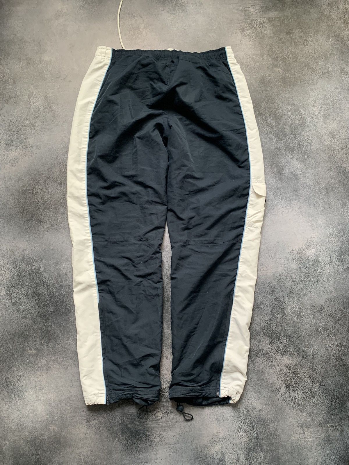 Adidas × Vintage 🔷Vintage Adidas Track Pants Nylon Drill Y2K Style🔷 Size US 34 / EU 50 - 5 Thumbnail