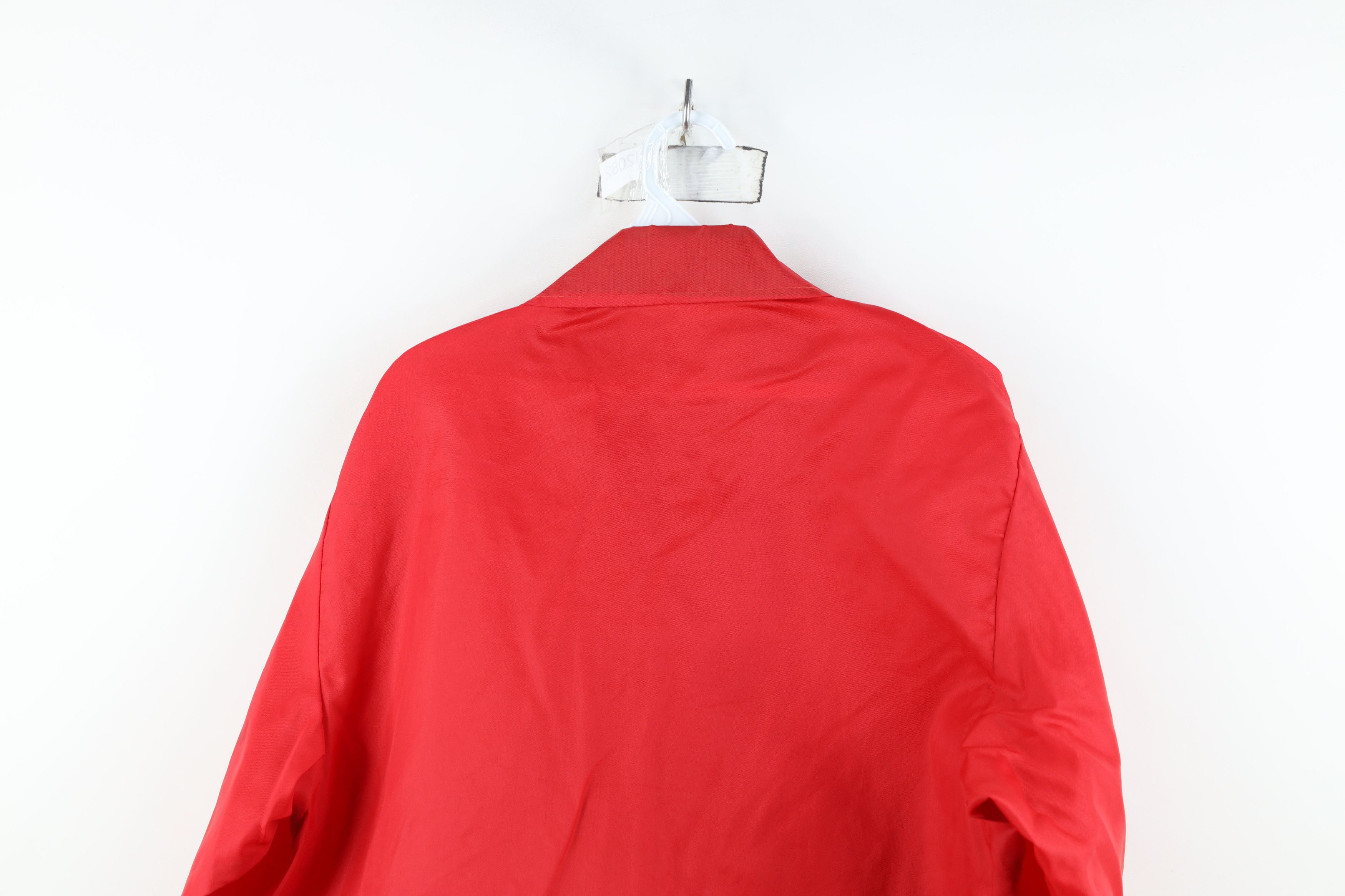 Vintage Vintage 60s 70s Streetwear Coaches Windbreaker Jacket Red Size US XL / EU 56 / 4 - 14 Thumbnail