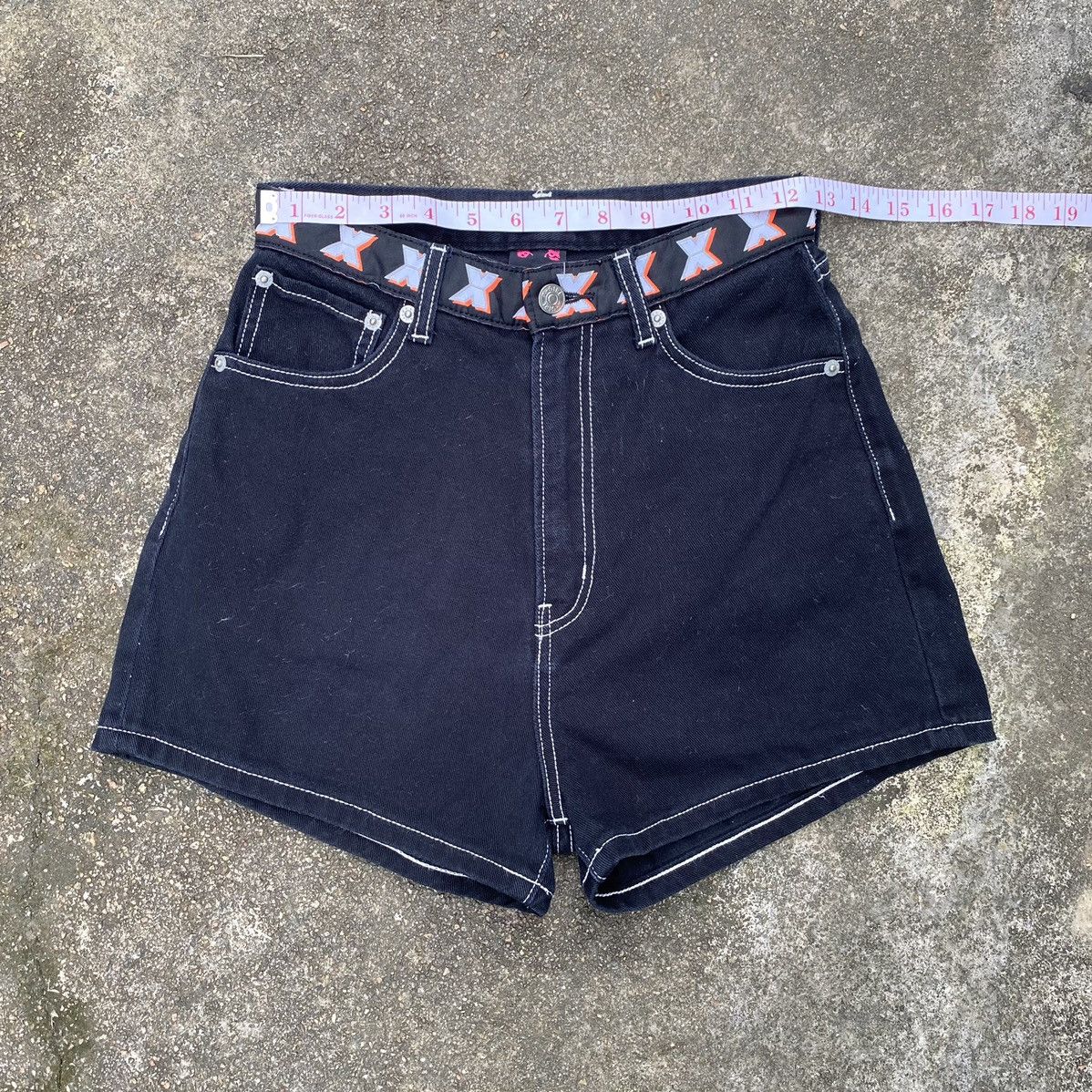 X-Girl X-Girl Denim Short Pants X-Girl SunFaded Size 25" / US 0 / IT 36 - 6 Thumbnail