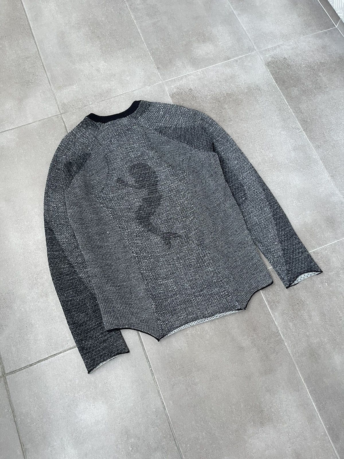 Saul Nash !DS! SS23 Saul Nash High Neck Compression Grey Wool Jumper Size US L / EU 52-54 / 3 - 16 Thumbnail