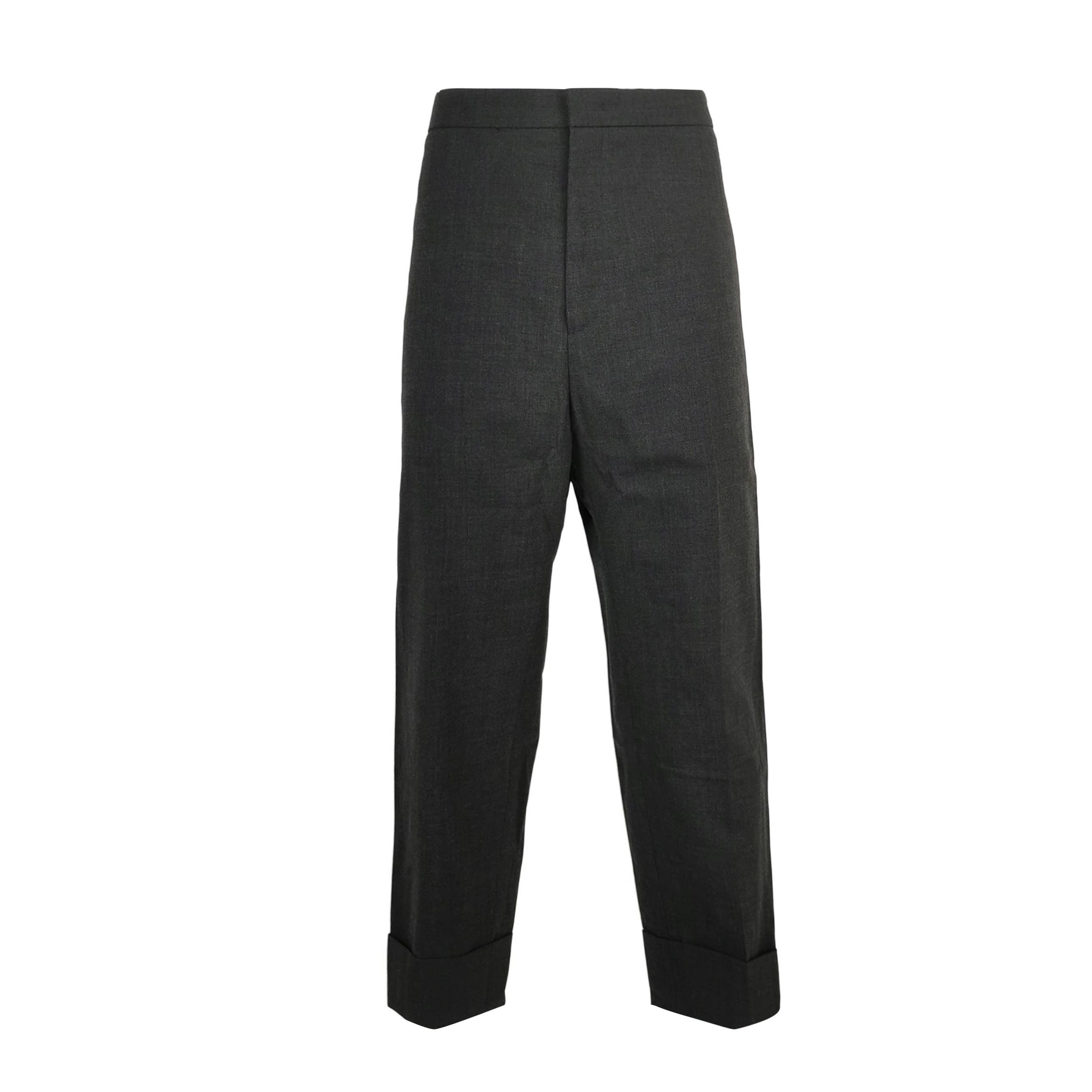 Jil Sander JIL SANDER JIL SANDER Wool Blend Solid Color Trousers Size Size US 30 / EU 46 - 1 Thumbnail