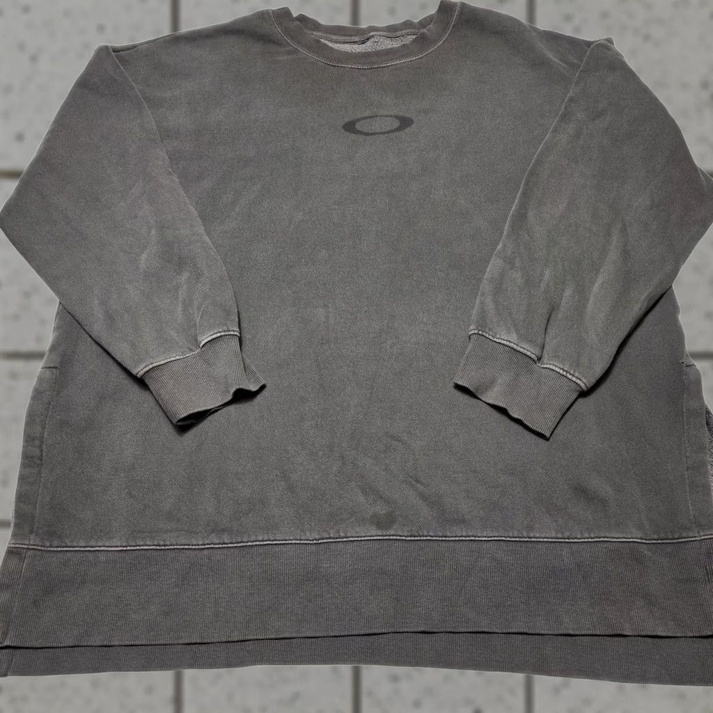 Oakley Oakley Sweatshirt Women’s Tunic Pullover Charcoal Grey Side Slits L Size L / US 10 / IT 46 - 1 Thumbnail