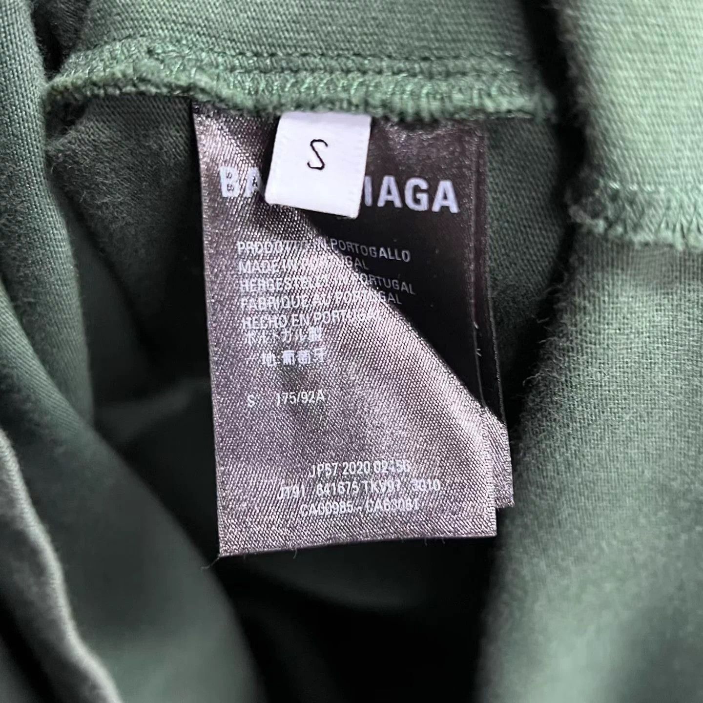 Balenciaga Balenciaga Deep Green Logo Print Crew Short Sleeve S Tee Size US S / EU 44-46 / 1 - 5 Thumbnail