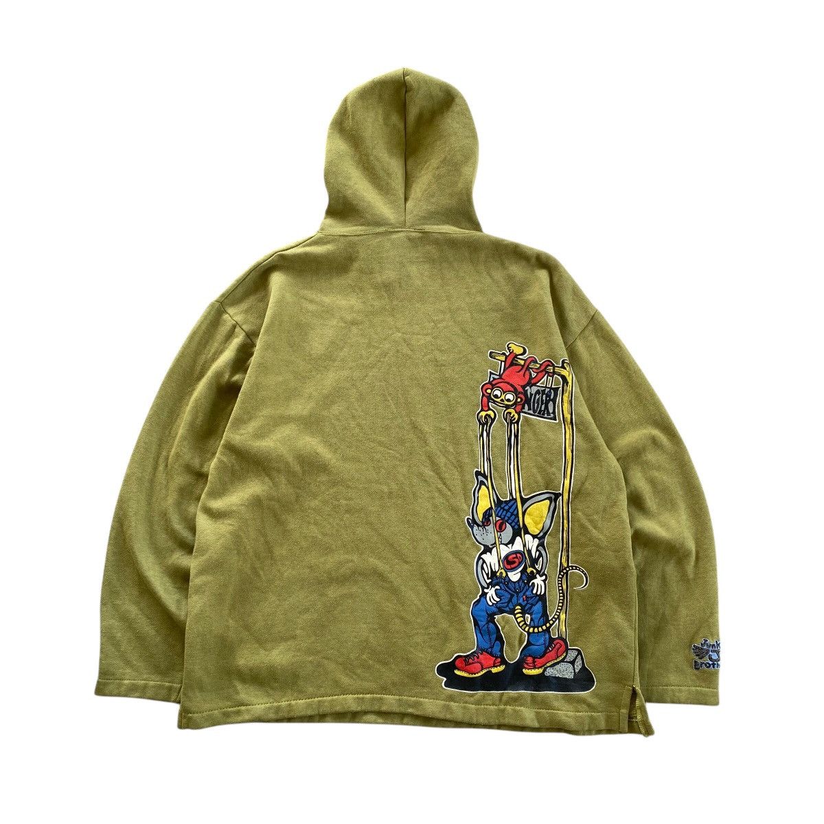 Vintage JUNKIE BROTHERS Vintage LSD Skate Fashion Hoodie Sweater Size US L / EU 52-54 / 3 - 1 Thumbnail