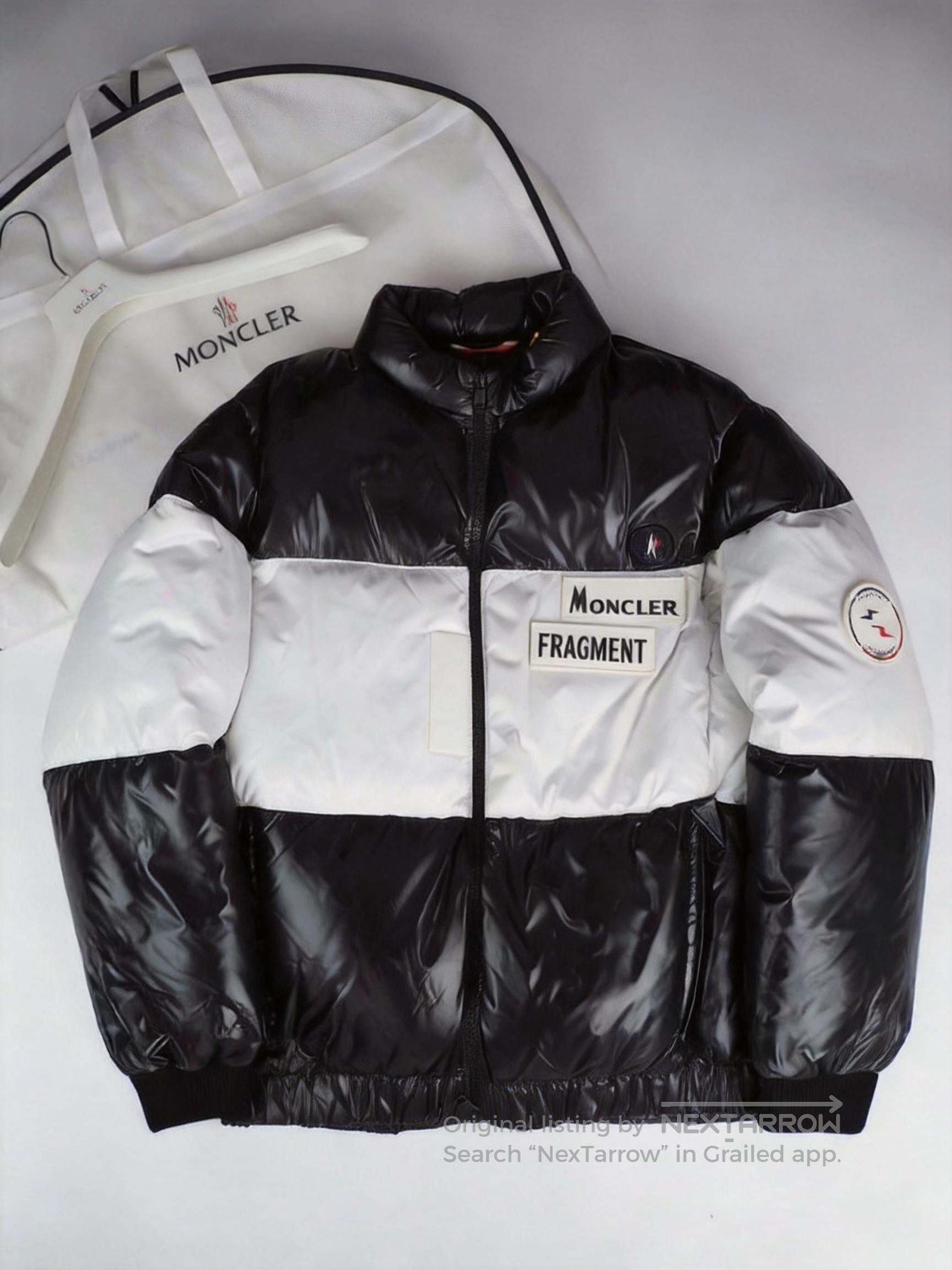 Sz 3 Moncler X Fragment 18aw Genius 7 Joint Puffer Jacket in Black, Men's