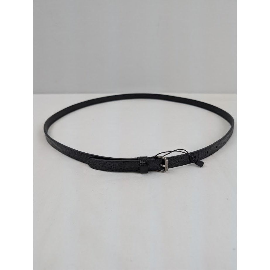 Saint Laurent Paris o1rshd1 Size: 100cm / Belt in Black Size 40 - 8 Thumbnail