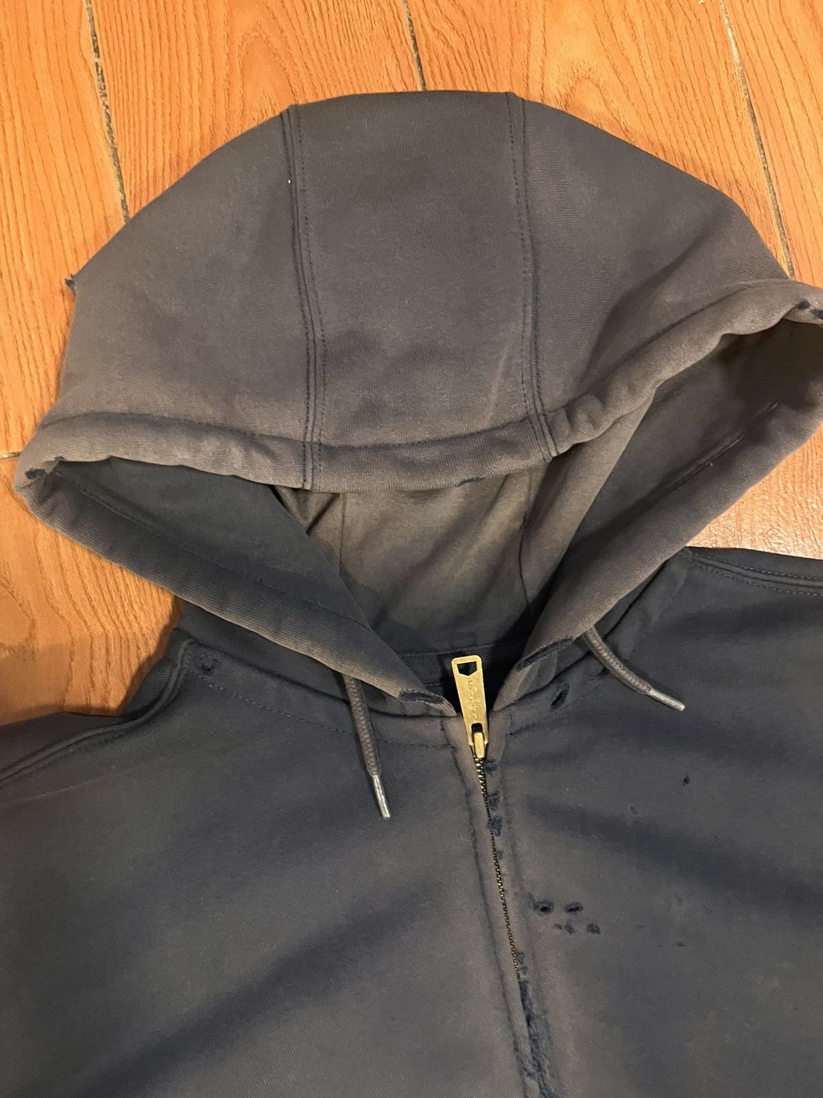 Carhartt Sun Faded carhartt distressed zip up hoodie Size US L / EU 52-54 / 3 - 2 Thumbnail
