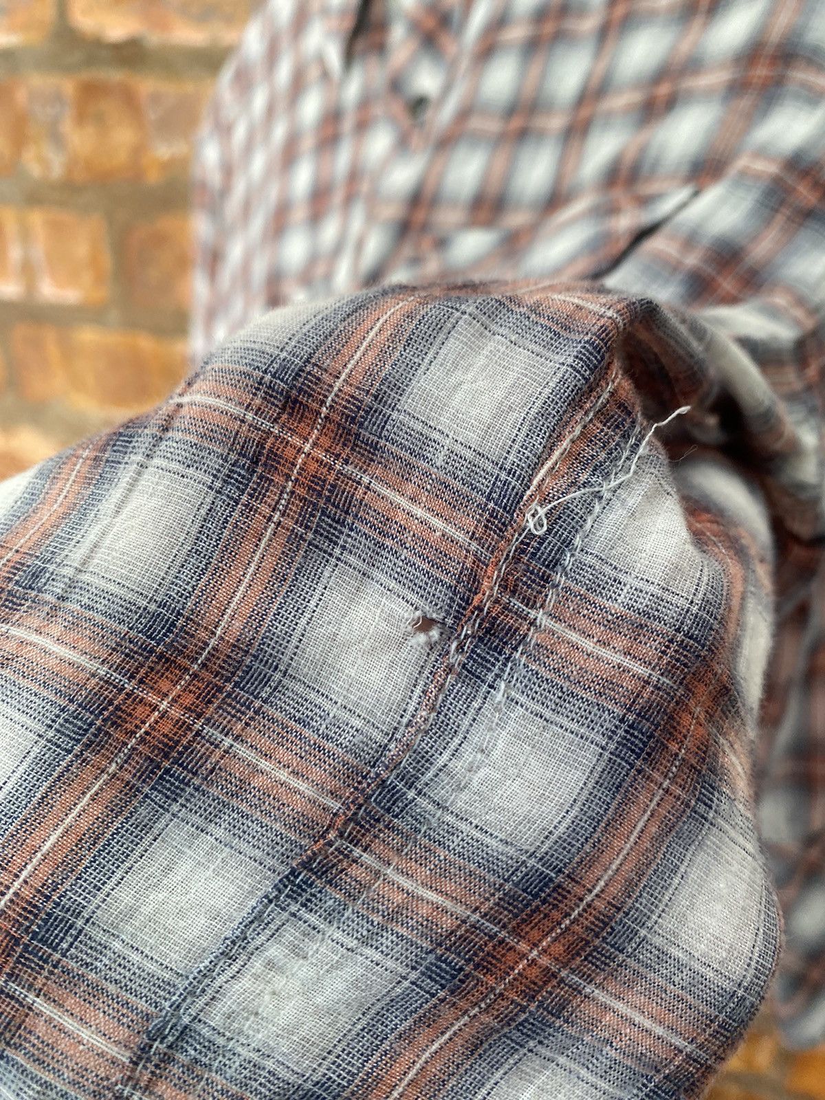 Japanese Brand × Obelisk × Schlussel 🔥Shadow Flannel 3/4 sleeve Size US L / EU 52-54 / 3 - 10 Thumbnail
