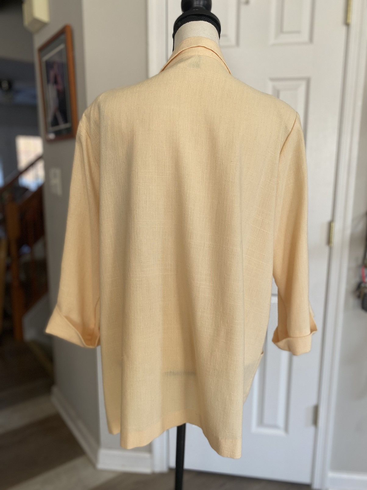 Other VINTAGE JOANNA LINEN SHOULDER PAD BLAZER JACKET SIZE XL Size XL / US 12-14 / IT 48-50 - 14 Thumbnail
