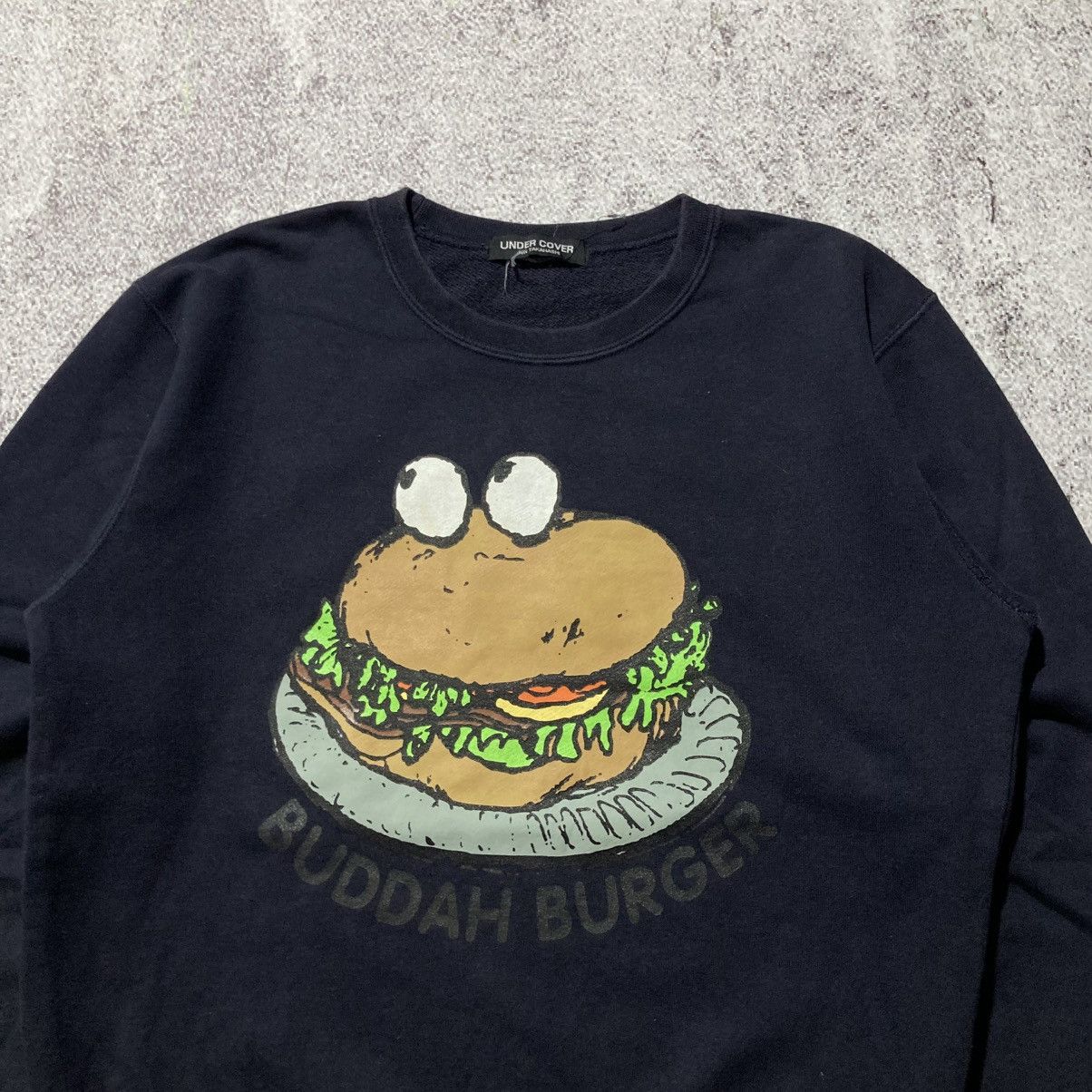 Undercover Undercover Jun Takahashi Buddah Burger Big Logo Crewneck Size US M / EU 48-50 / 2 - 2 Thumbnail