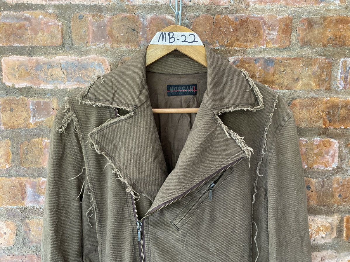 Morgan Homme 2000s Morgan Home Unfinished Fringe Hem Jacket Size US M / EU 48-50 / 2 - 3 Thumbnail